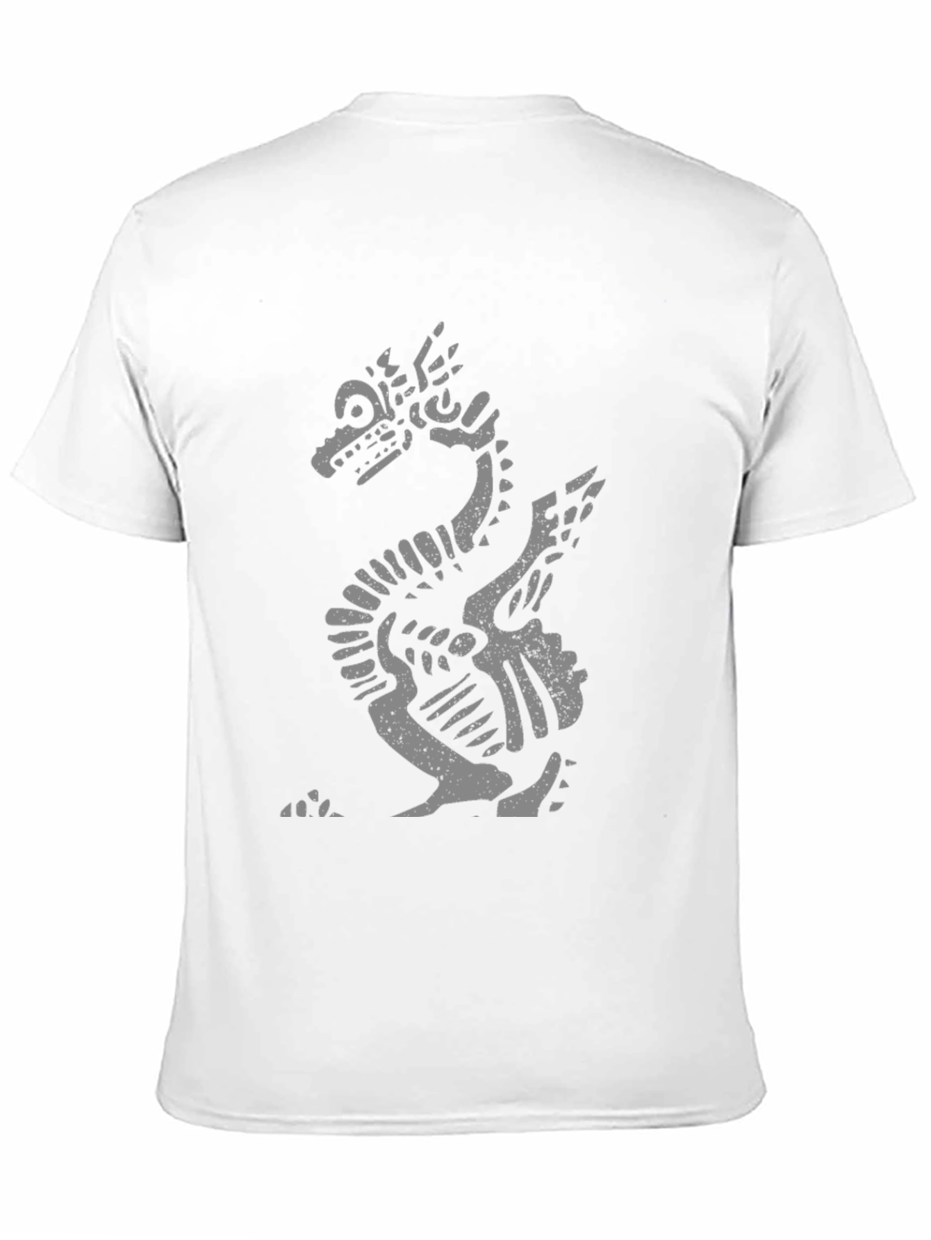 Aztec Dragon Graphic T-Shirt - Black