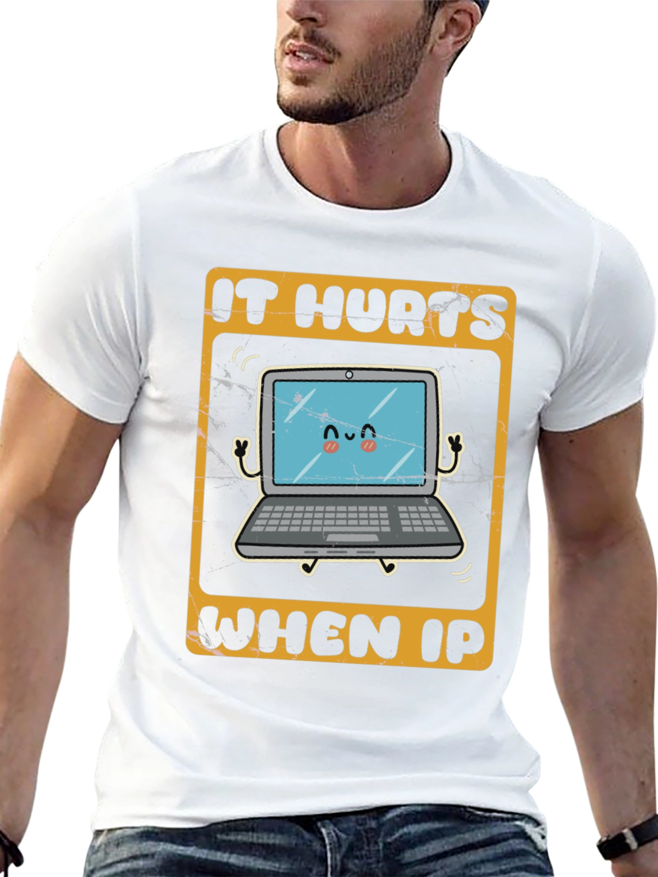 It Hurts When IP Funny Tech T-Shirt
