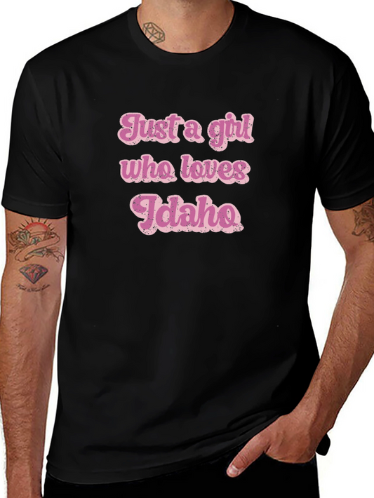 Just a Girl Who Loves Idaho Graphic Tee