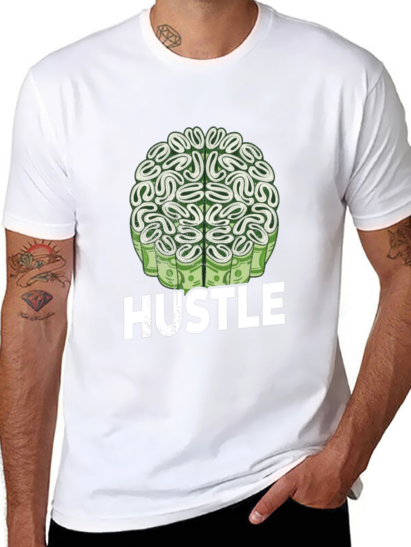 Hustle Brain Tee - Money Minded T-Shirt