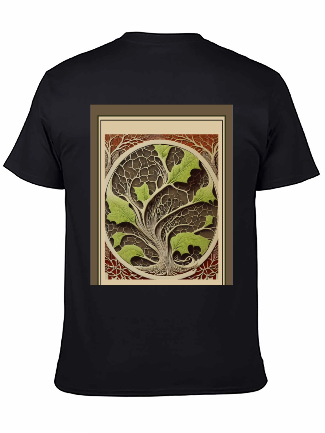 Arboreal Art T-Shirt - Nature Inspired Design