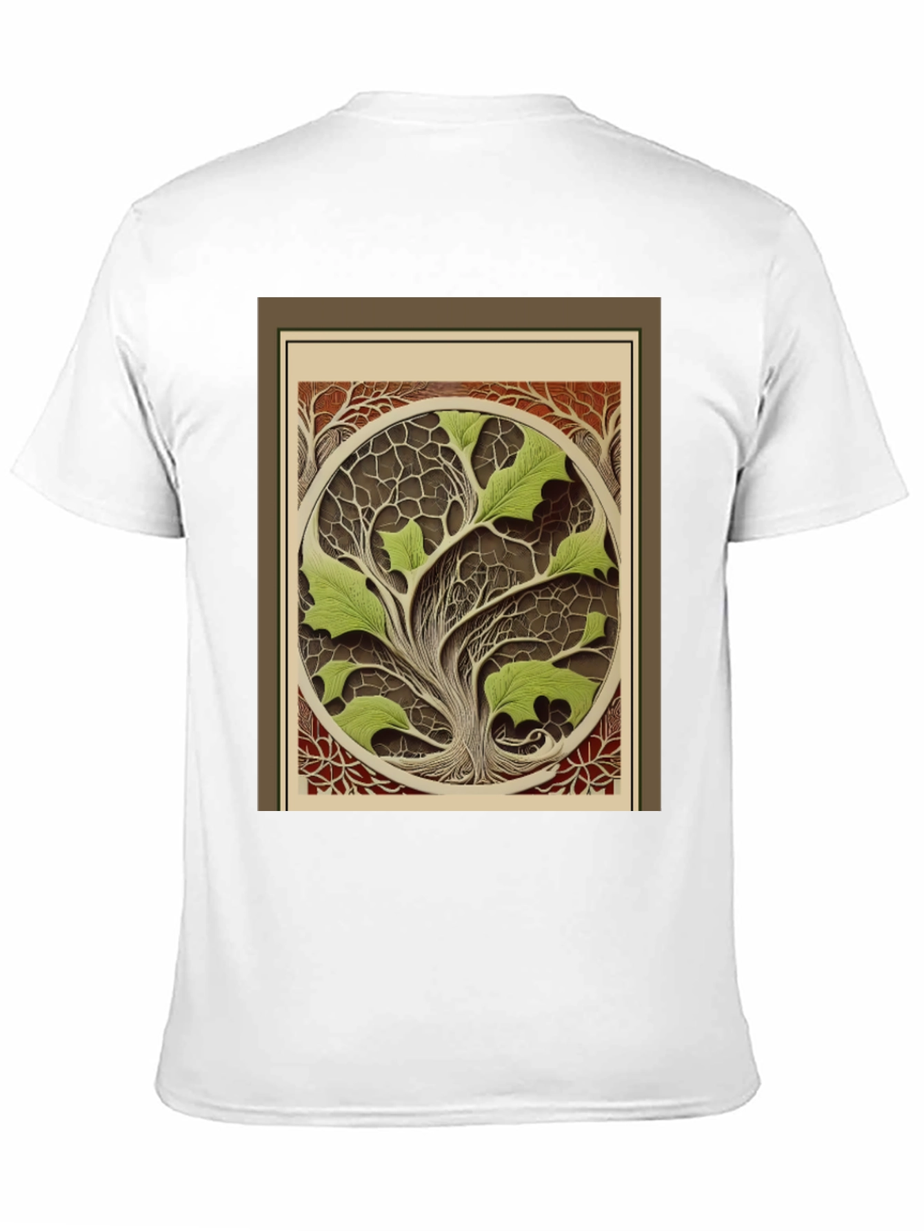Arboreal Art T-Shirt - Nature Inspired Design