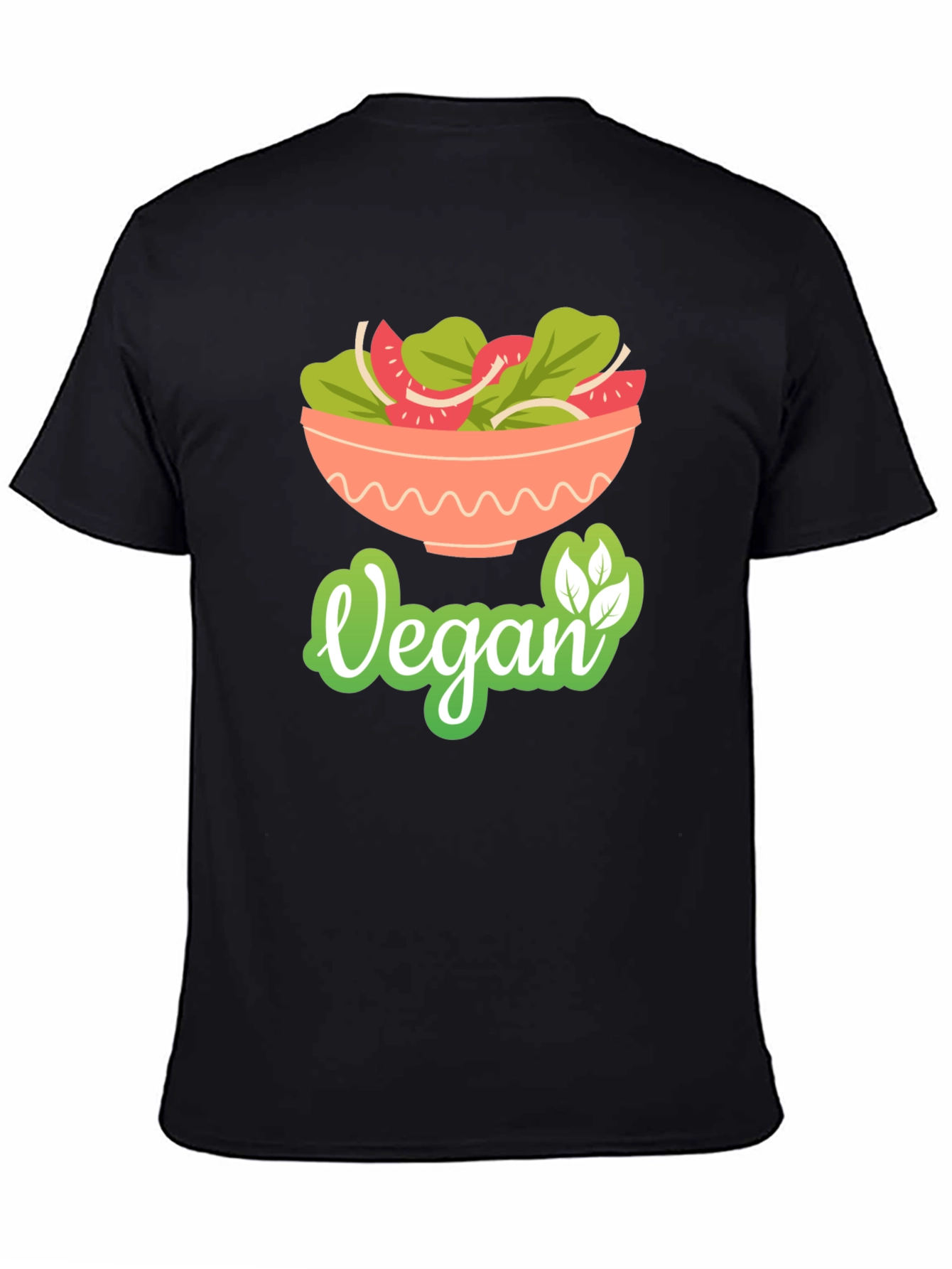 Vegan Salad Bowl T-Shirt - Fresh & Healthy