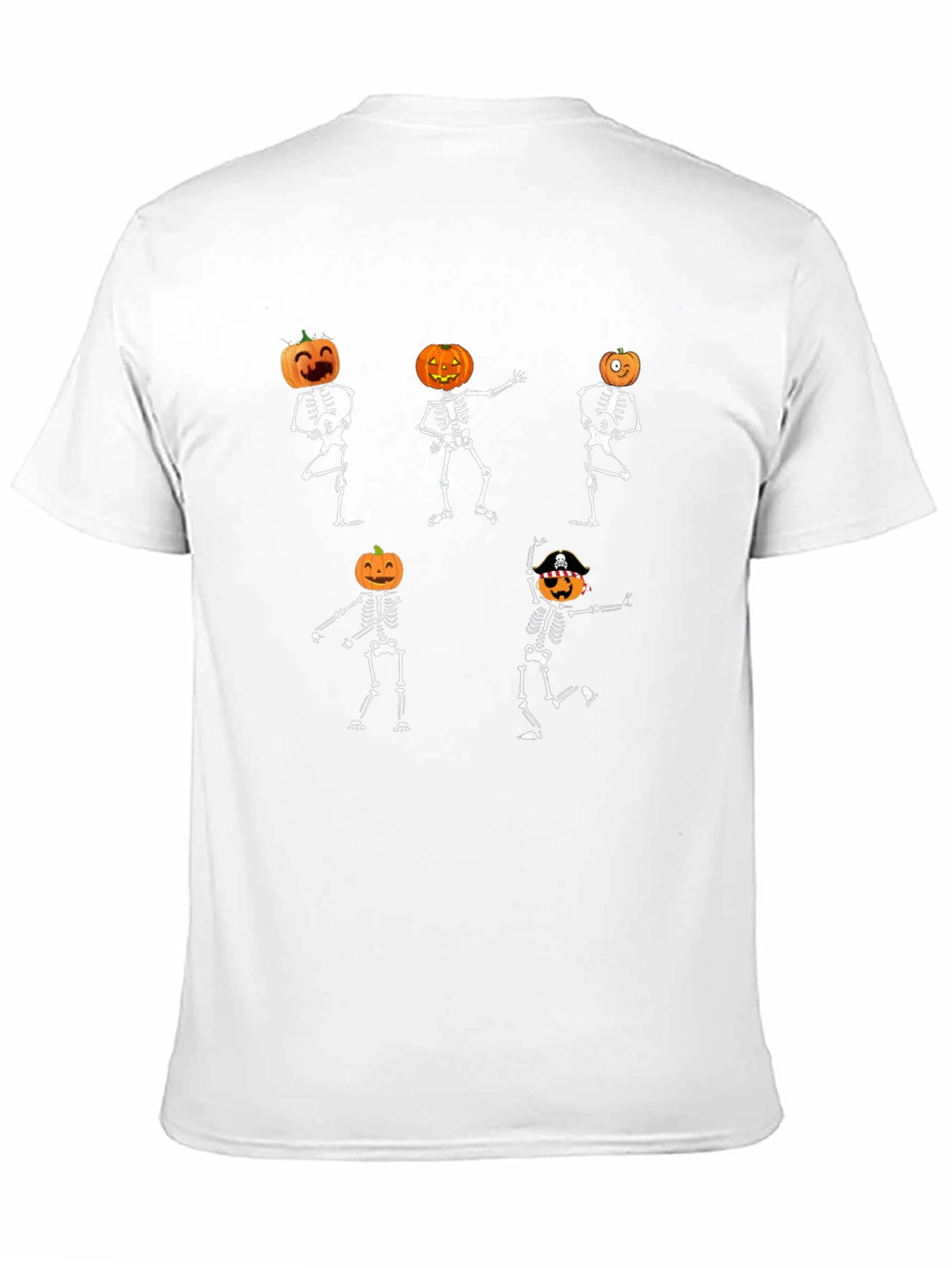 Halloween Dancing Pumpkin Skeleton T-Shirt