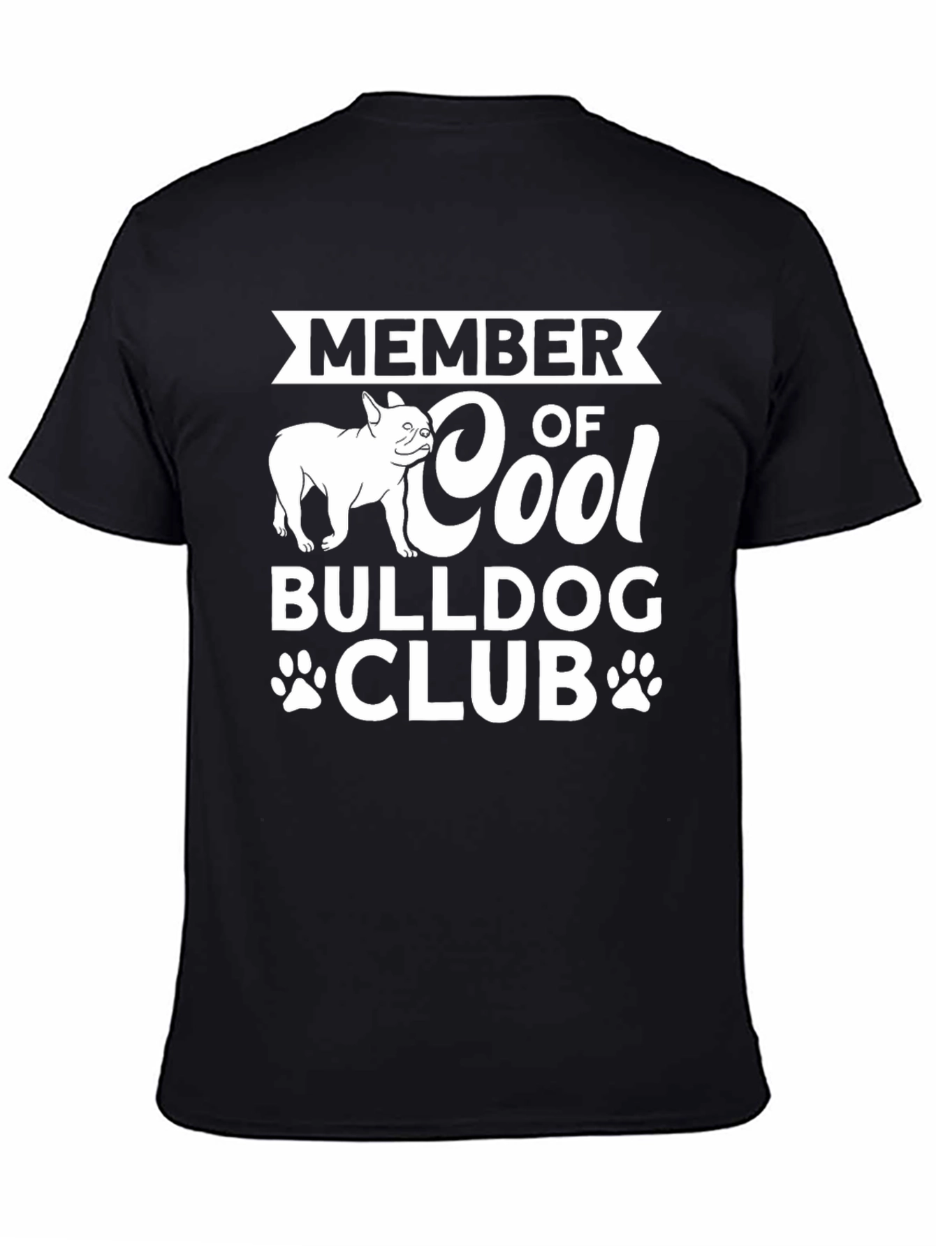 Cool Bulldog Club T-Shirt - Member Graphic Tee