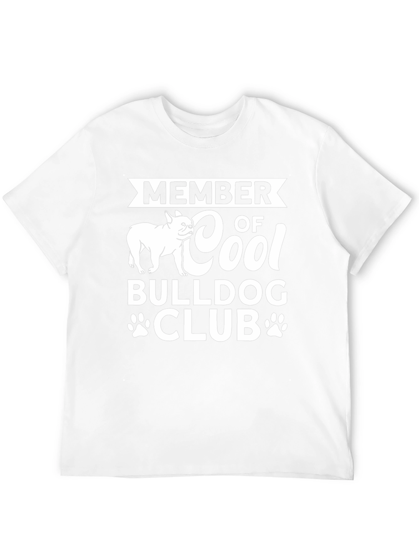 Cool Bulldog Club T-Shirt - Member Graphic Tee