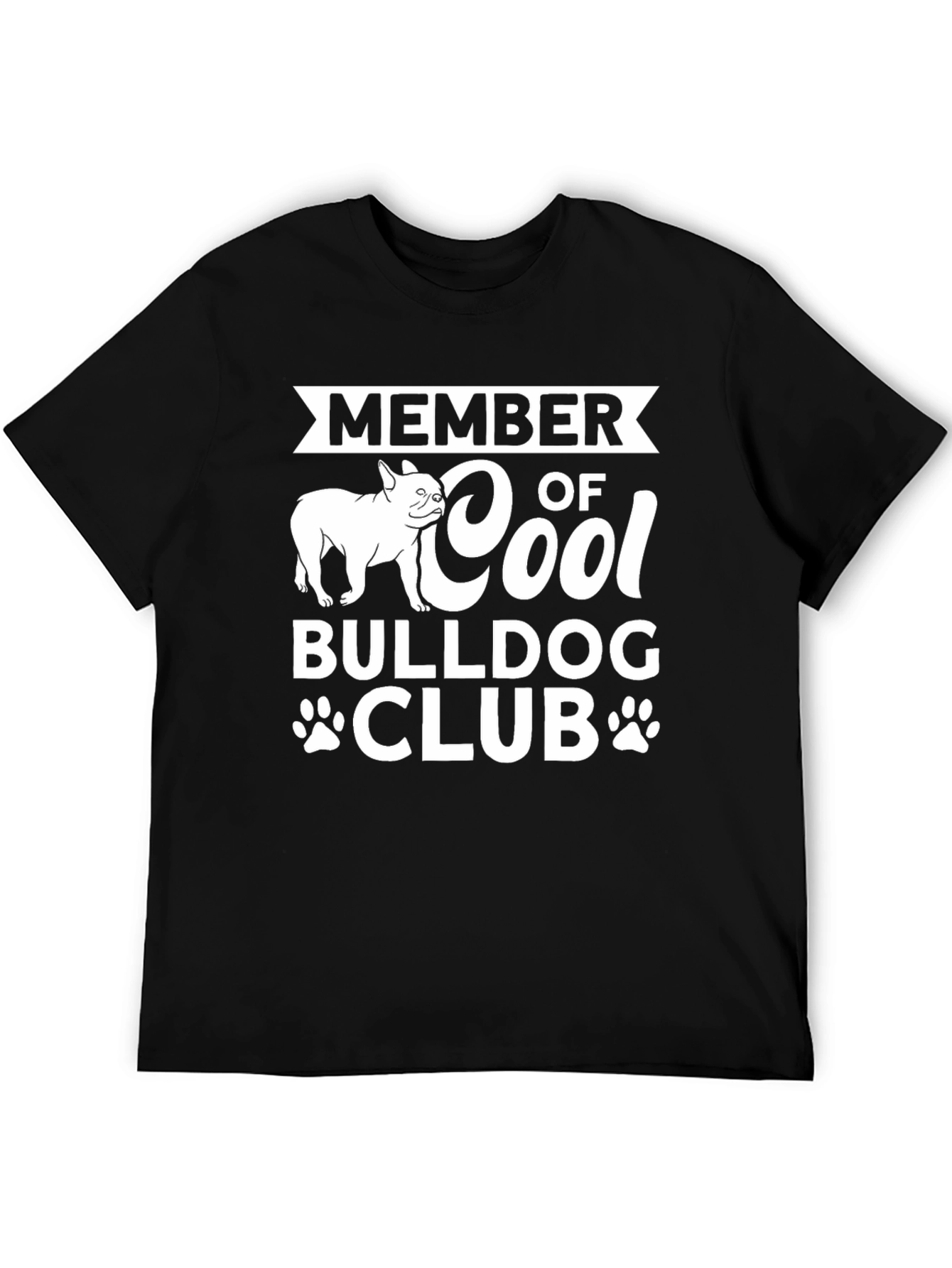 Cool Bulldog Club T-Shirt - Member Graphic Tee