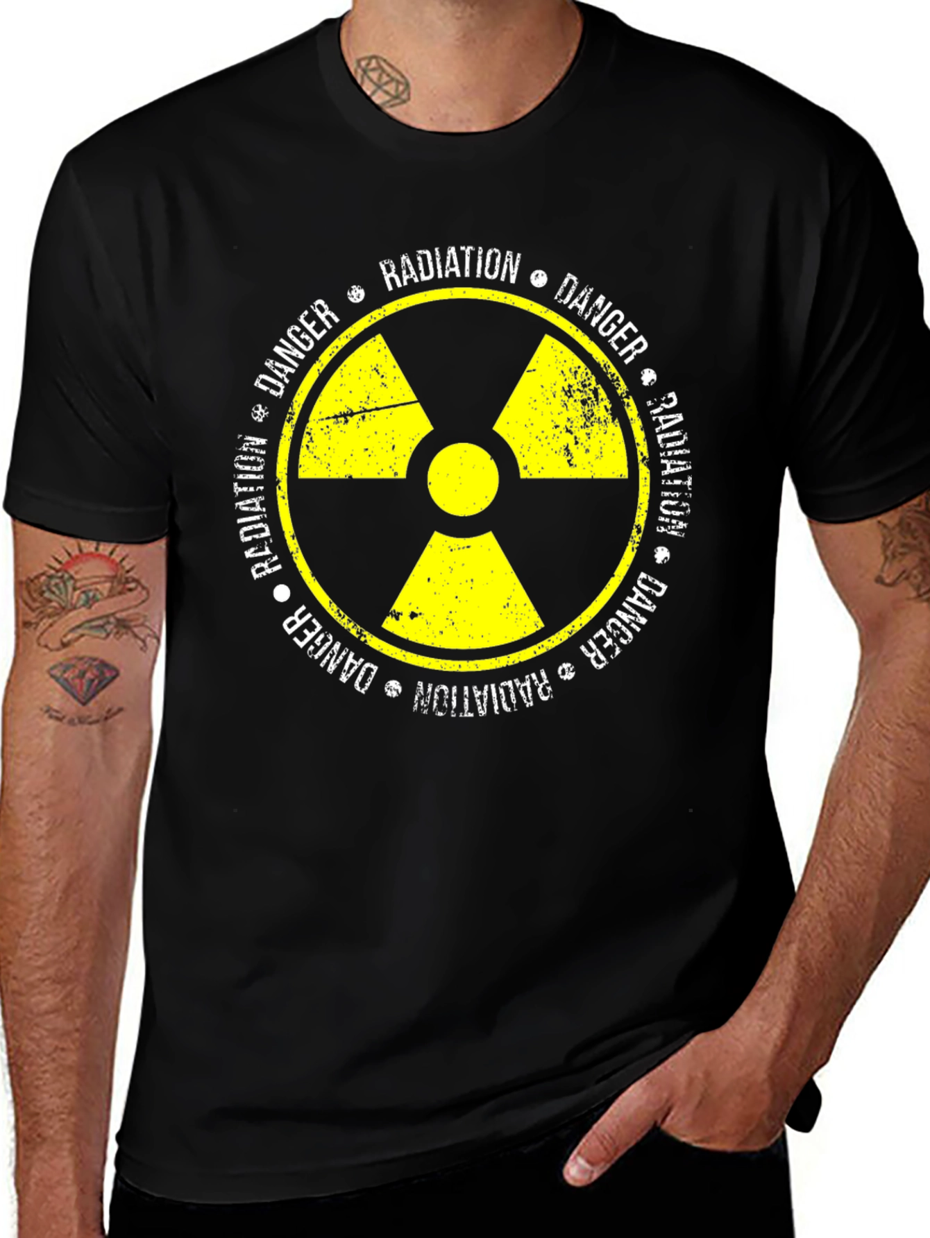 Radiation Danger Symbol Graphic Tee