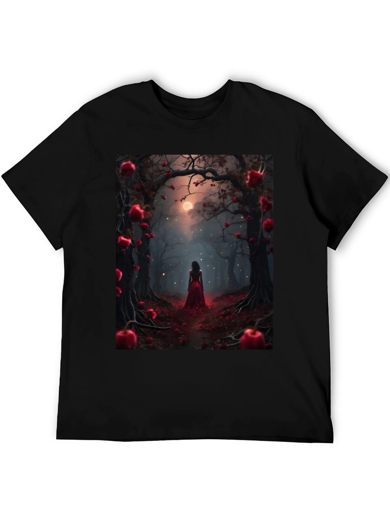 Enchanted Forest Graphic Tee - Mystical Adventure Shirt