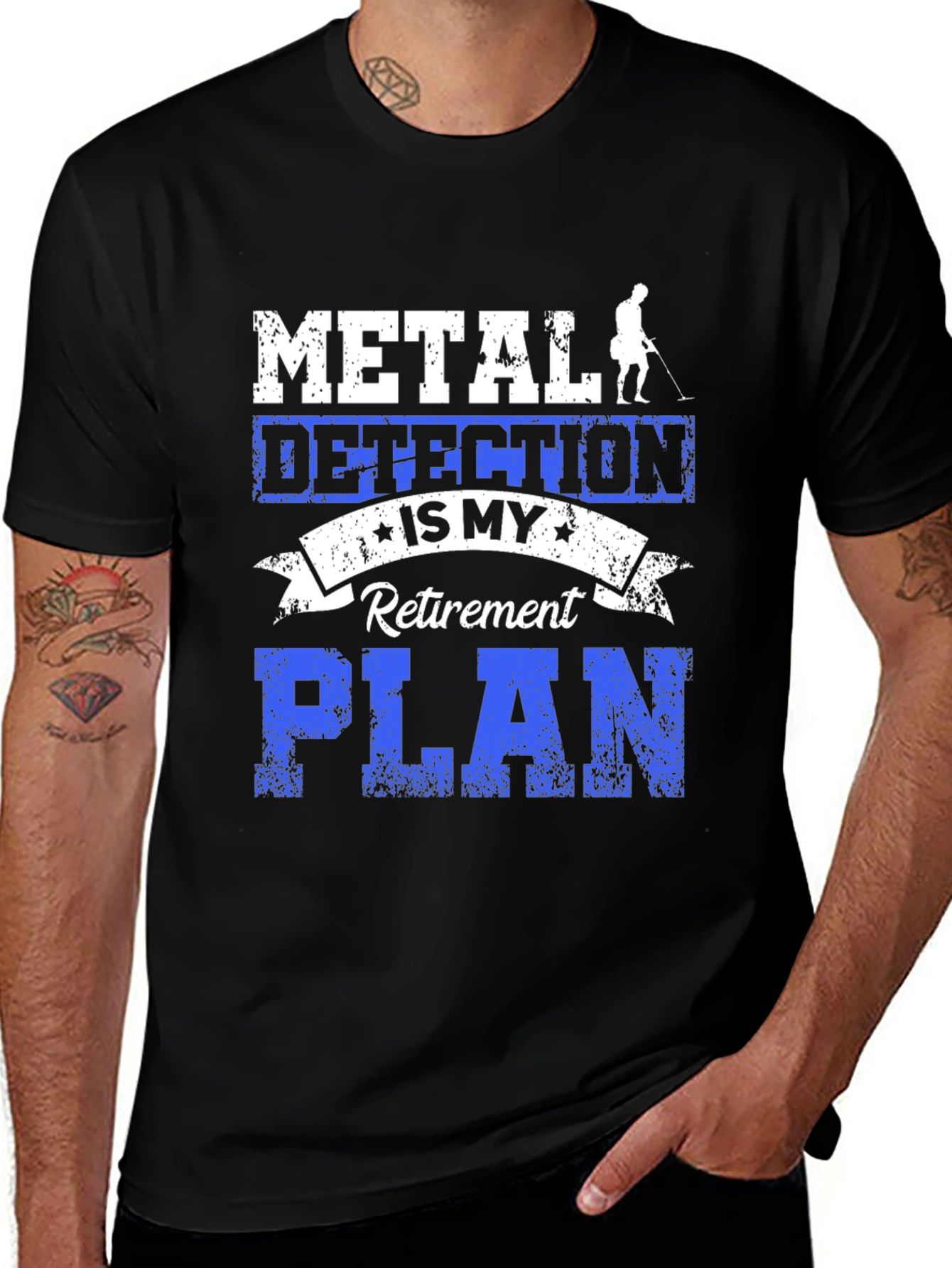Metal Detecting Retirement Plan T-Shirt