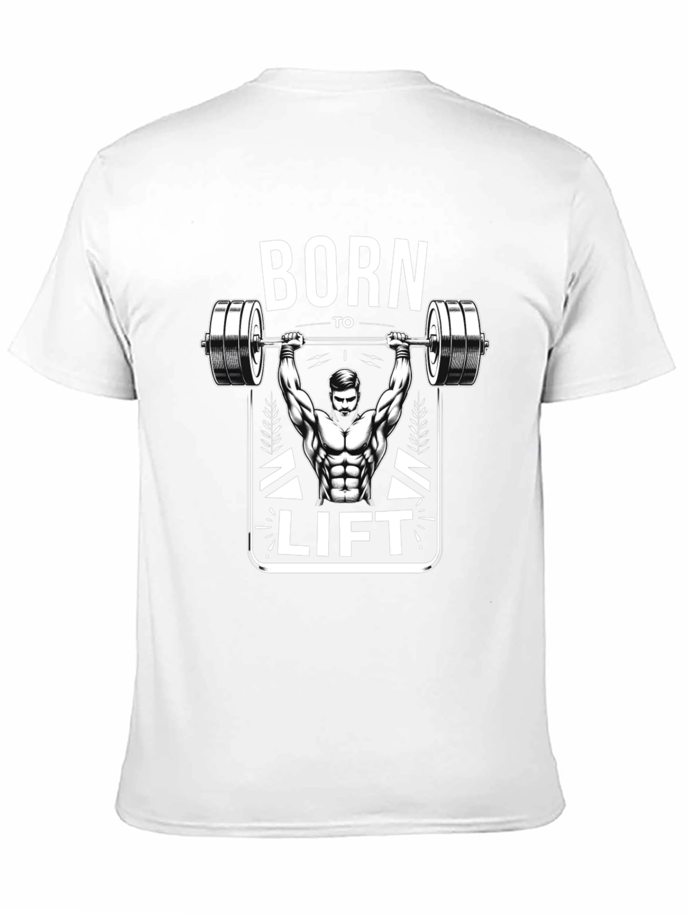 Born To Lift Black Graphic Tee Shirt