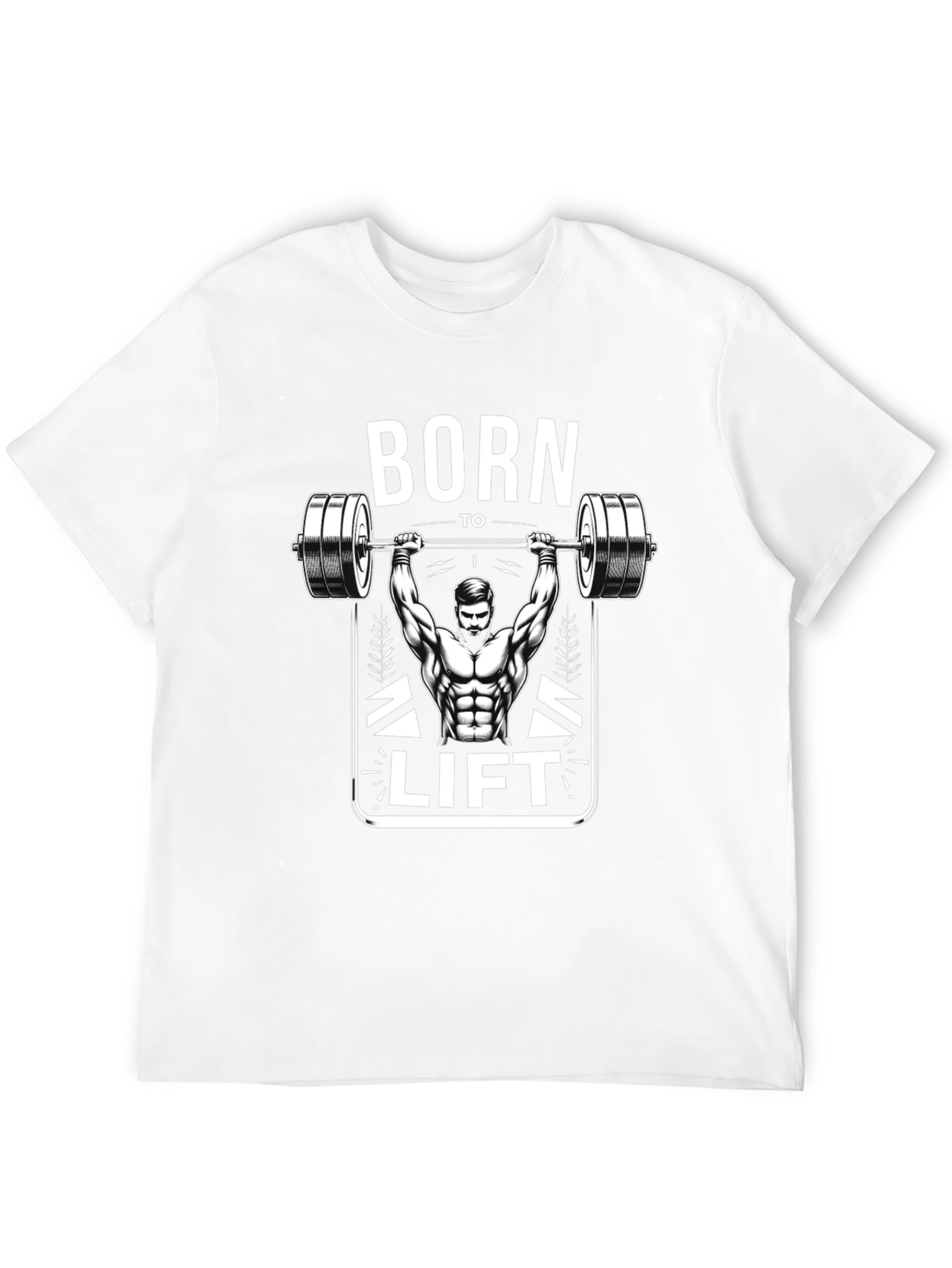 Born To Lift Black Graphic Tee Shirt