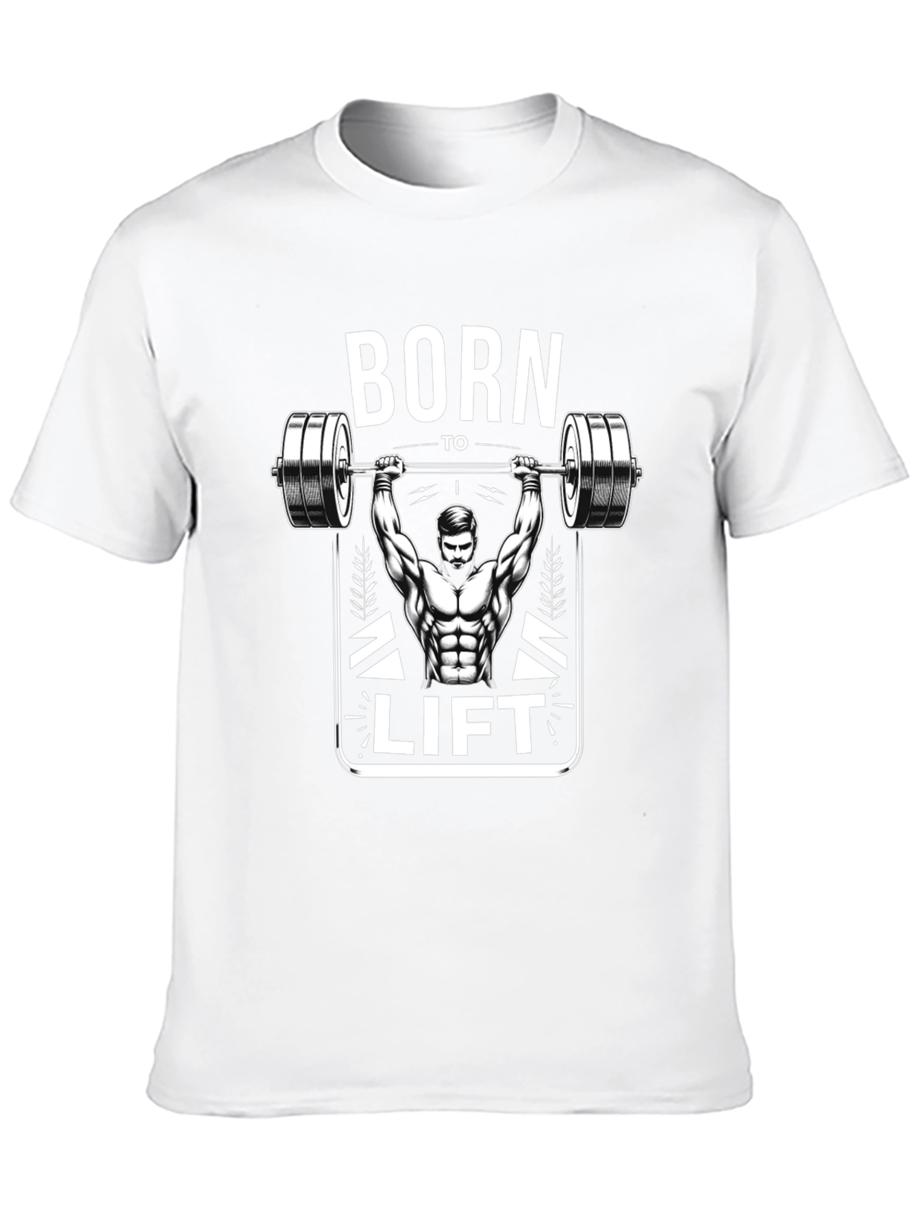 Born To Lift Black Graphic Tee Shirt