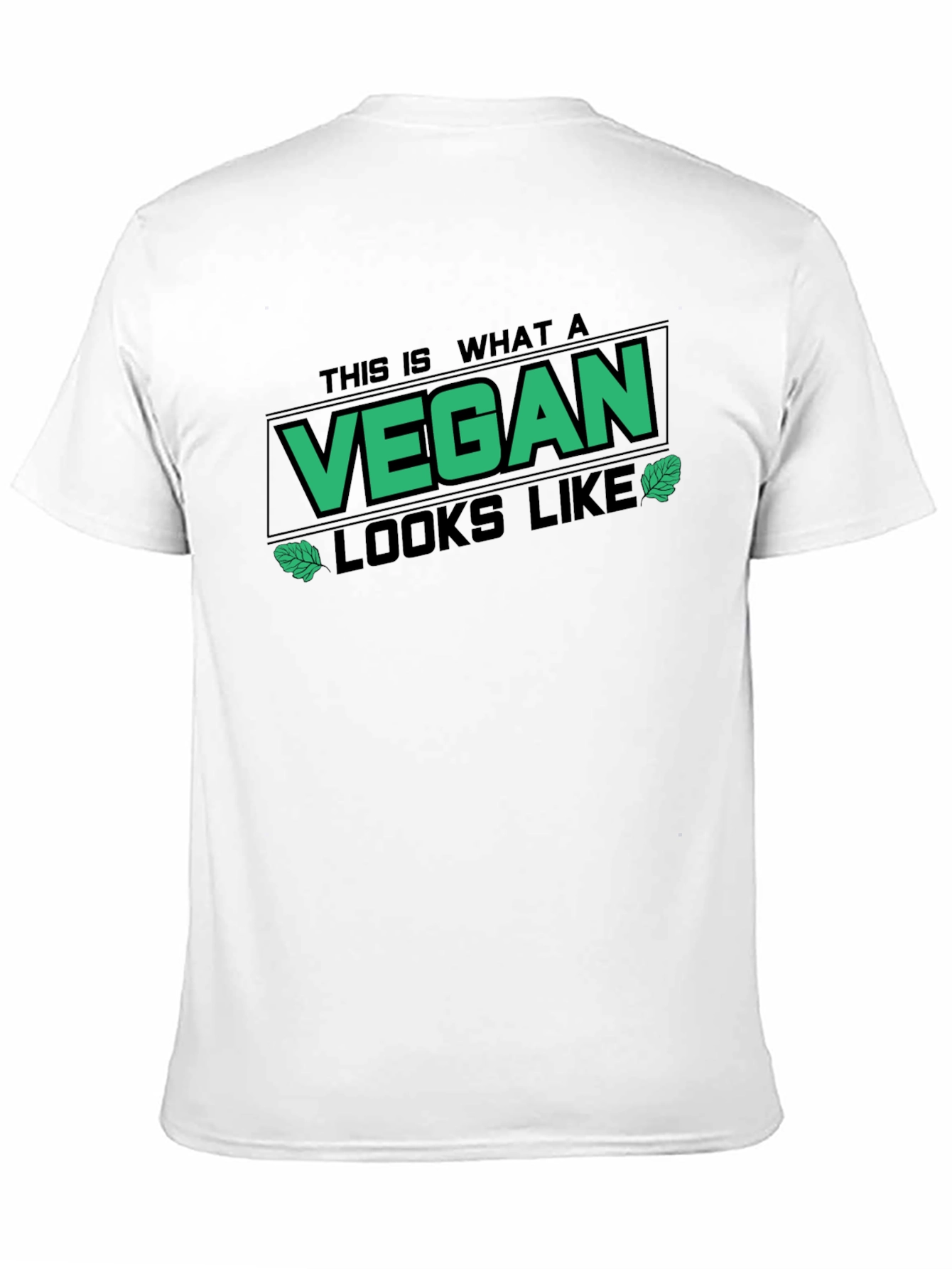 This is What A Vegan Looks Like Black T-Shirt