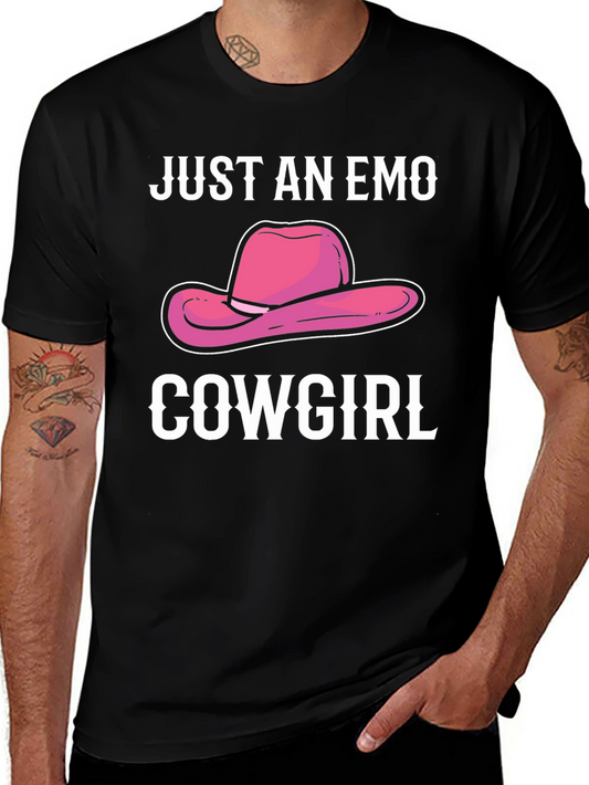 Just an Emo Cowgirl Graphic T-Shirt