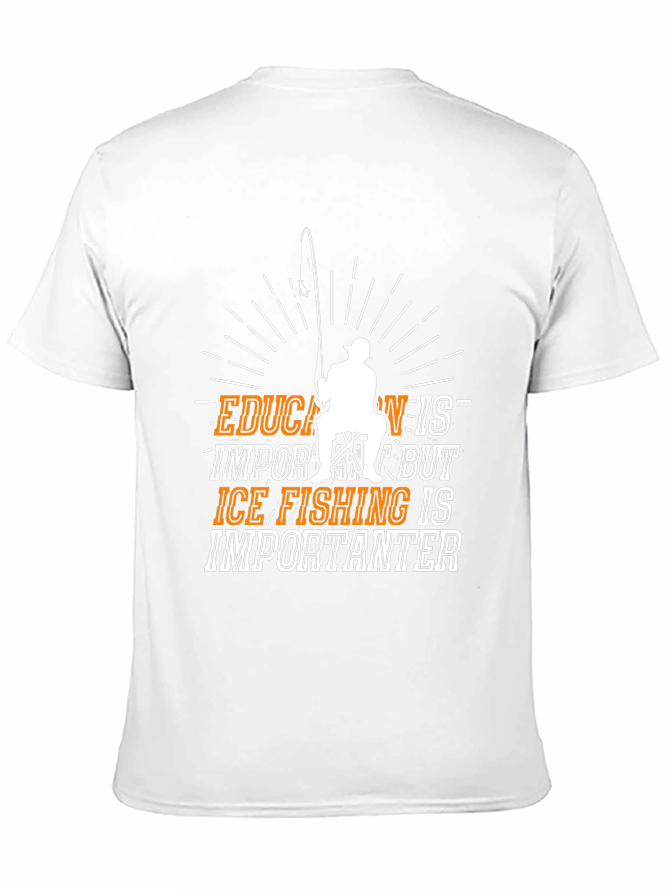 Ice Fishing is Importanter Funny T-Shirt