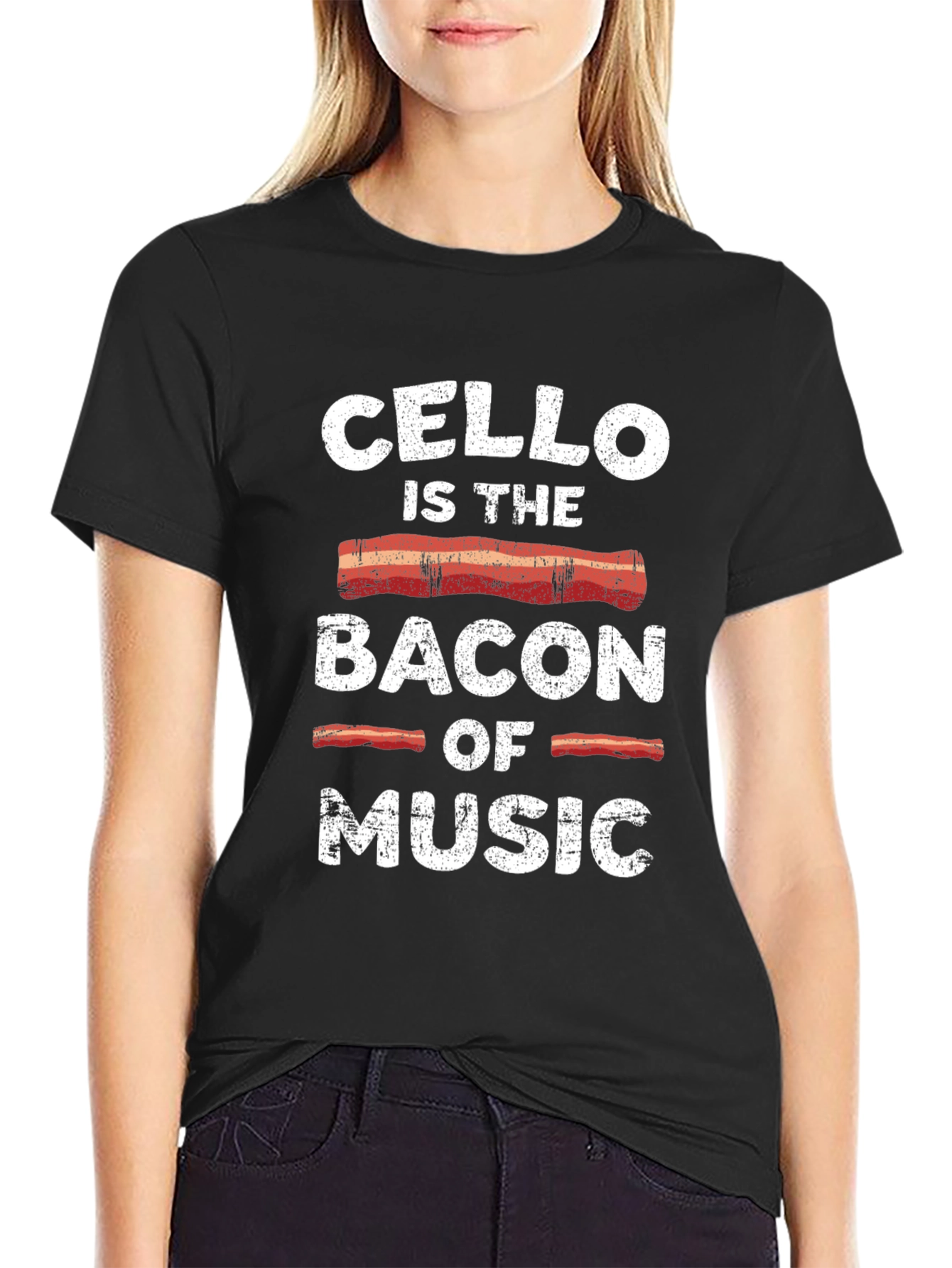 Cello is the Bacon of Music Funny T-Shirt