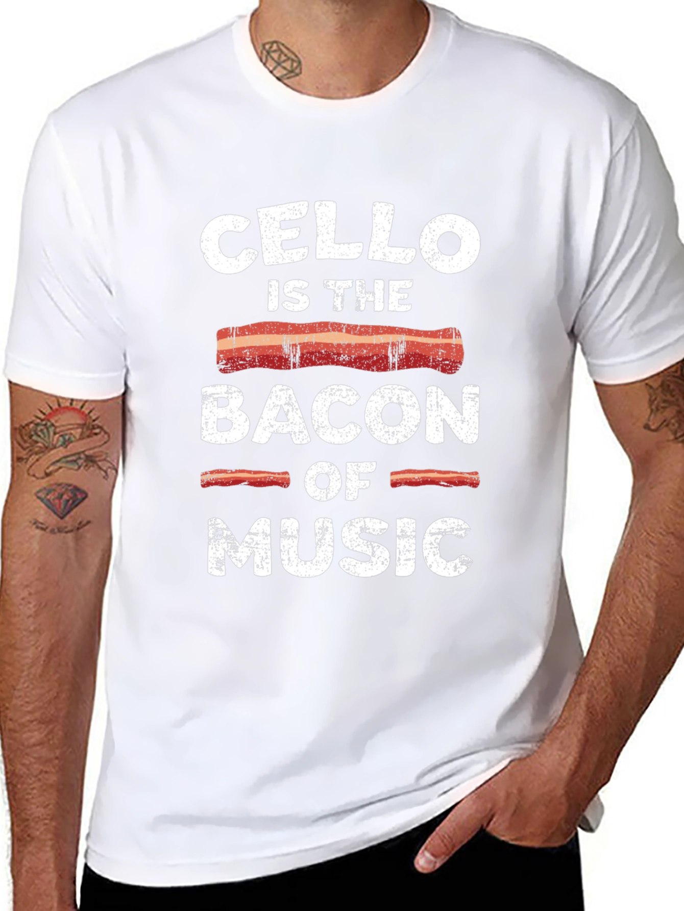 Cello is the Bacon of Music Funny T-Shirt