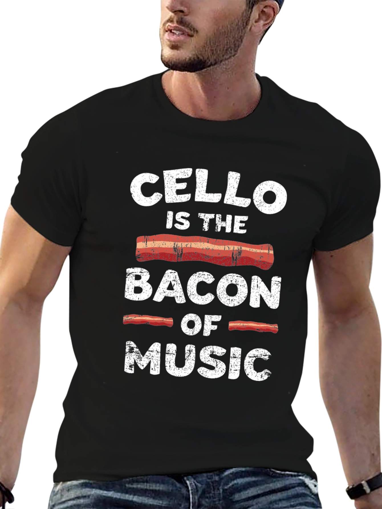 Cello is the Bacon of Music Funny T-Shirt