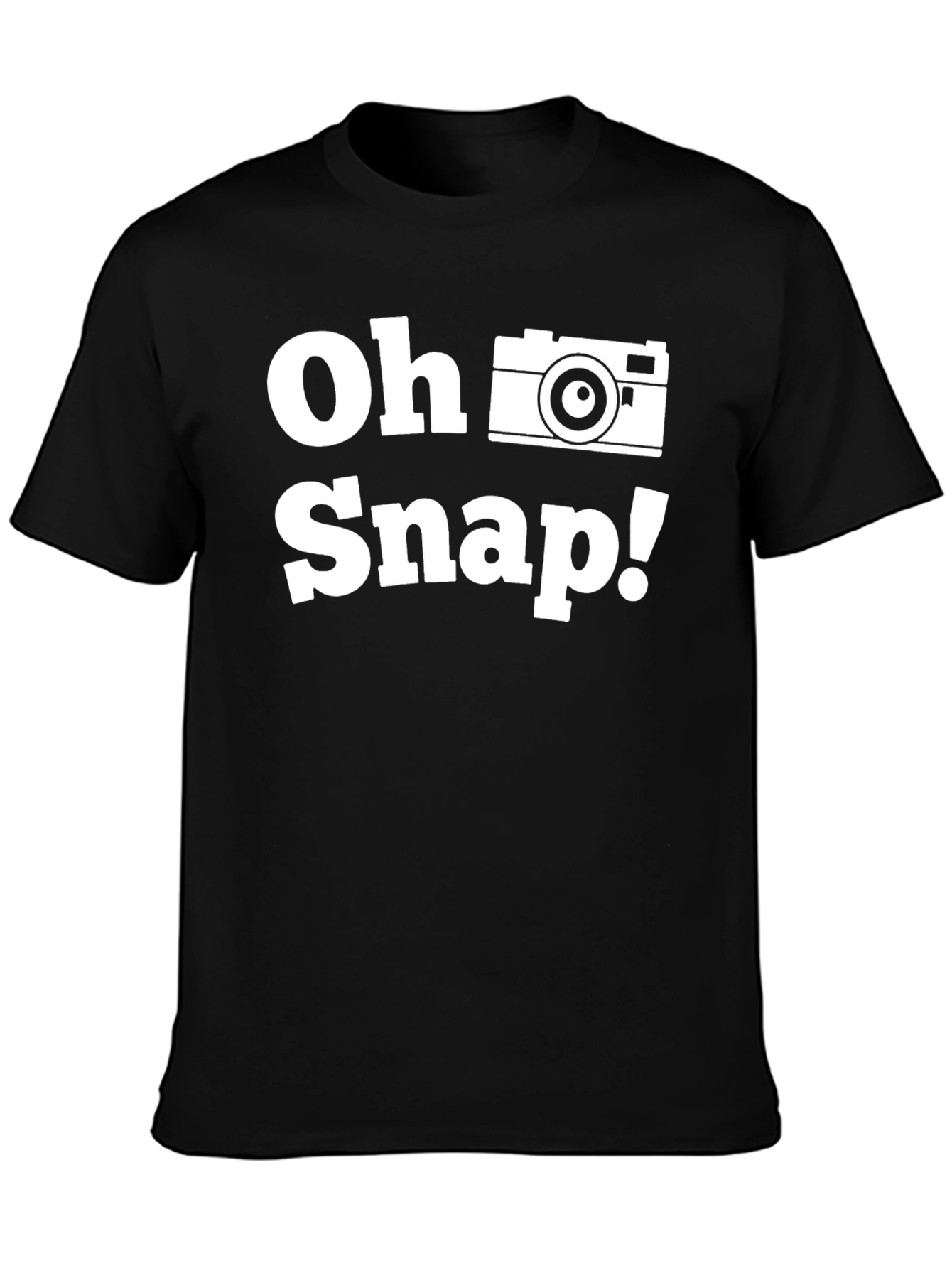 Oh Snap! Camera Graphic T-Shirt - Trendy Photo Tee