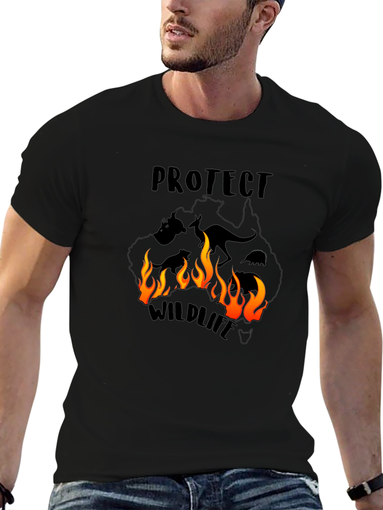 Protect Wildlife Australia T-Shirt - Bushfire Awareness