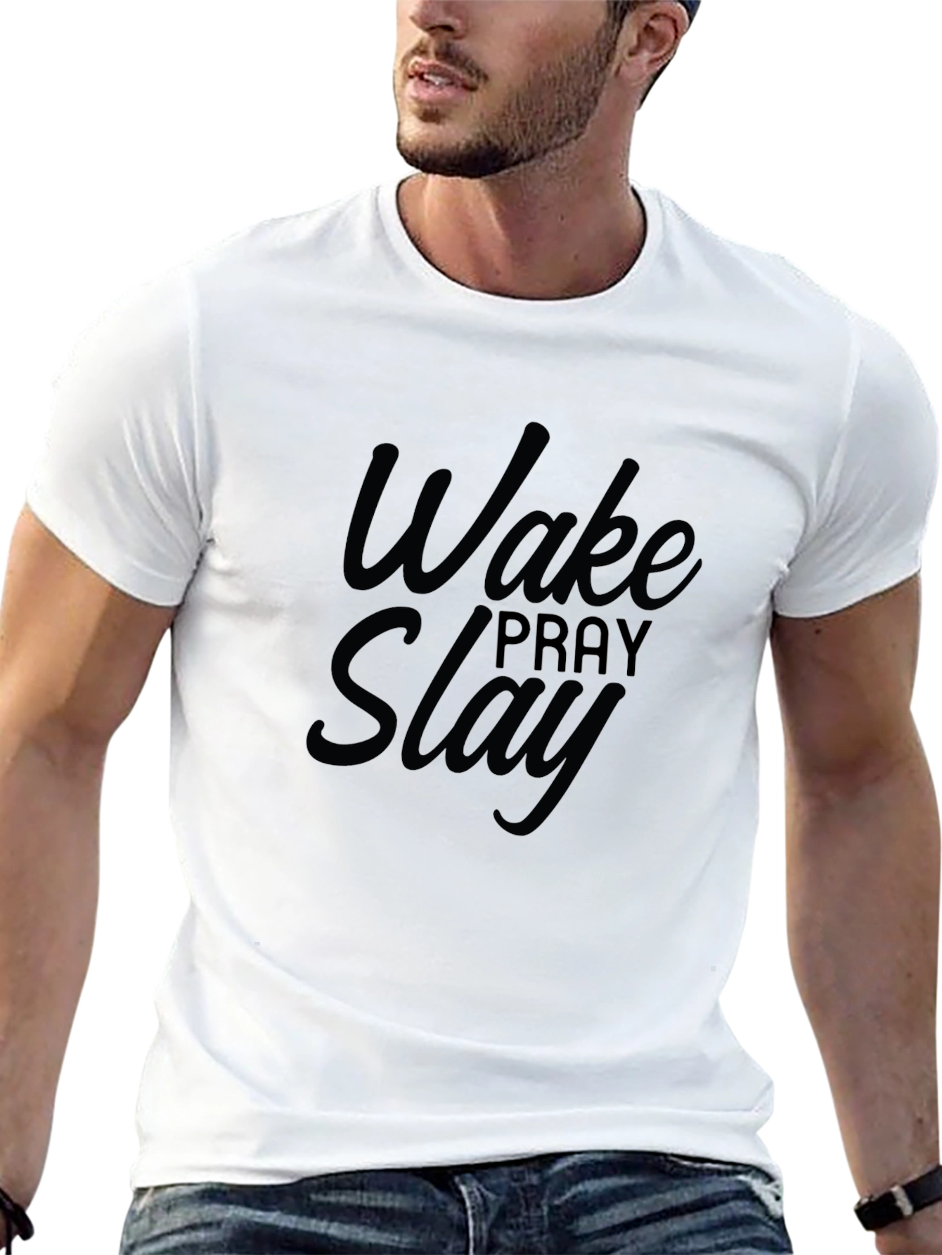 Wake Pray Slay Black T-Shirt