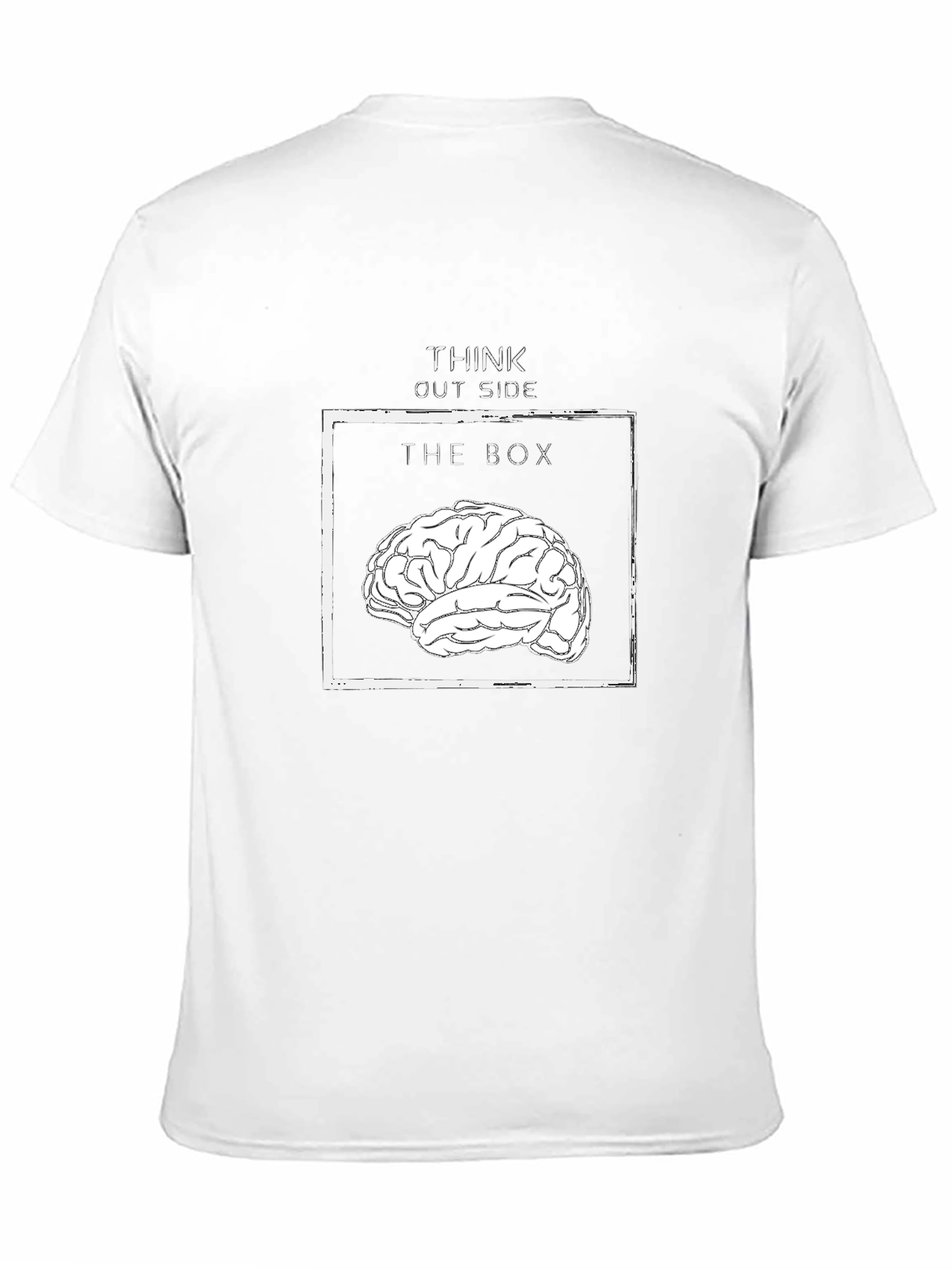Think Outside the Box Brain T-Shirt