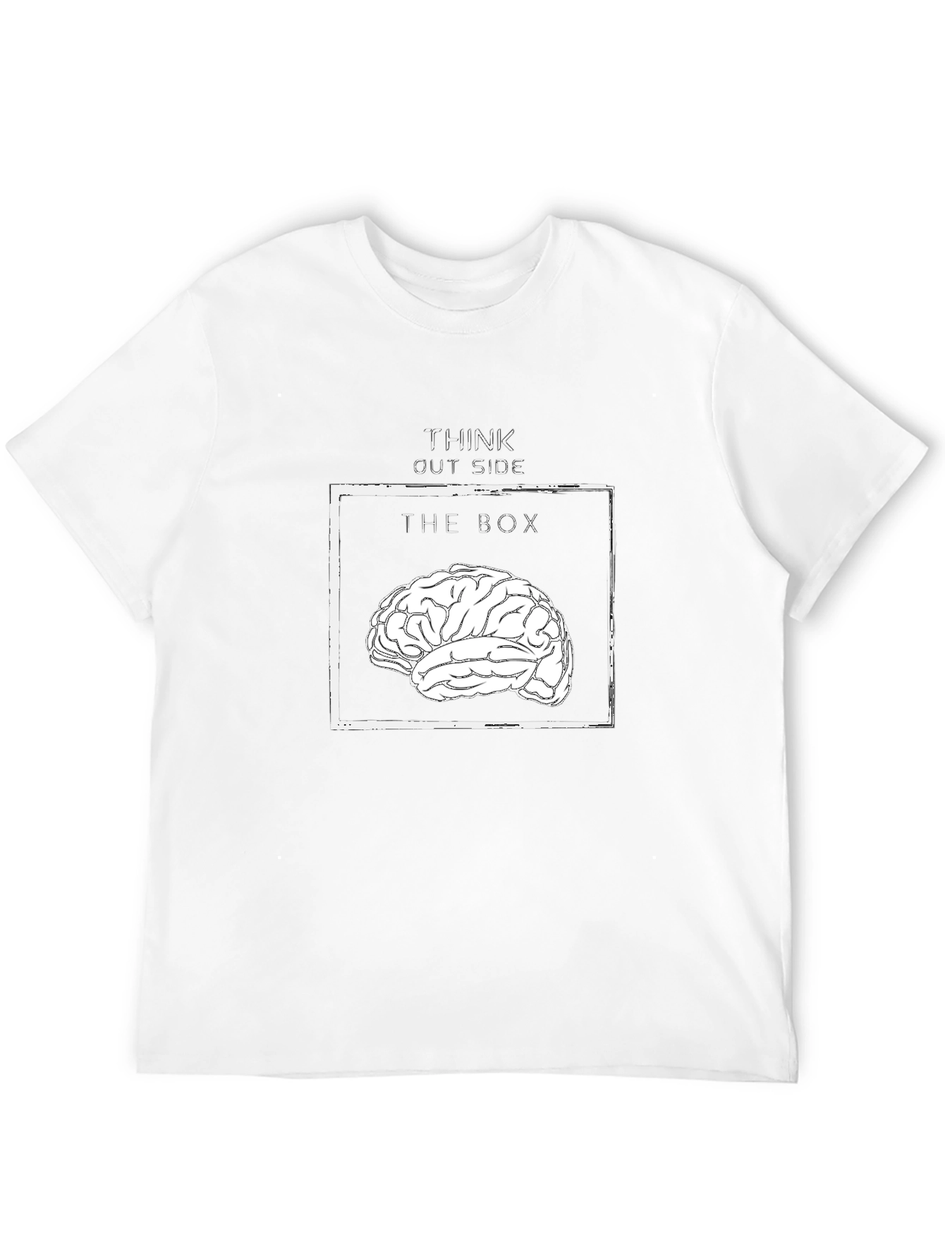 Think Outside the Box Brain T-Shirt