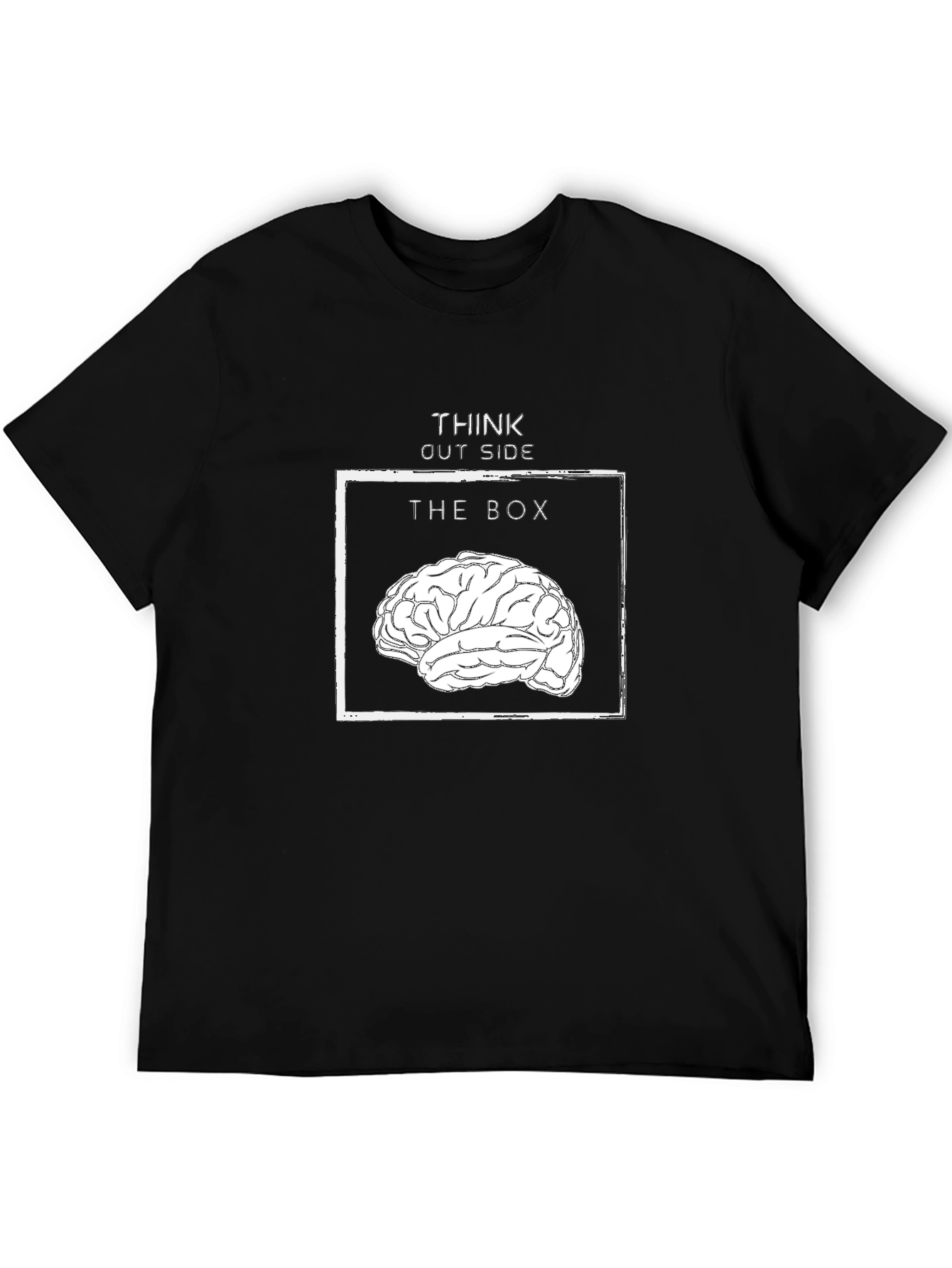 Think Outside the Box Brain T-Shirt