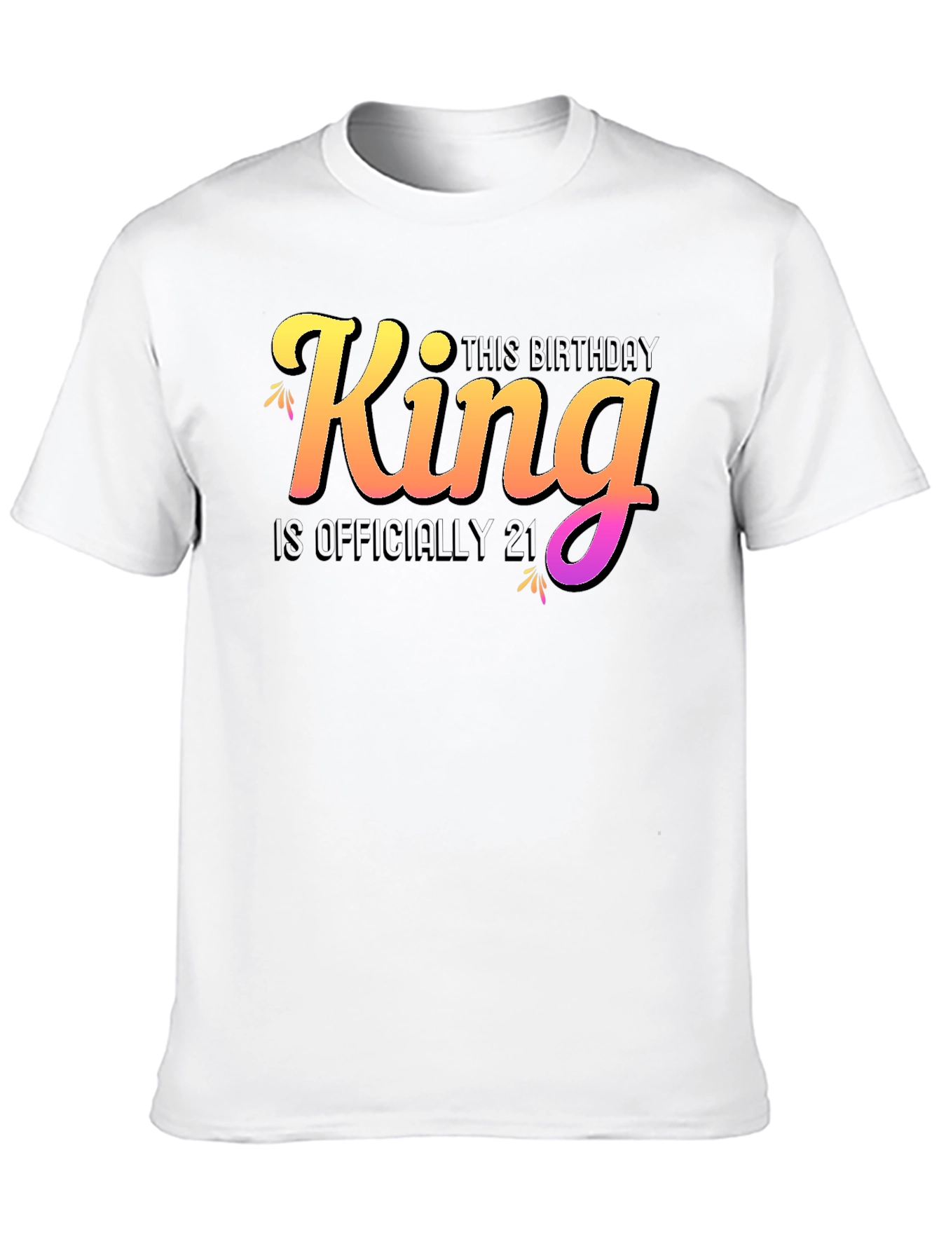 King Birthday 21st T-Shirt