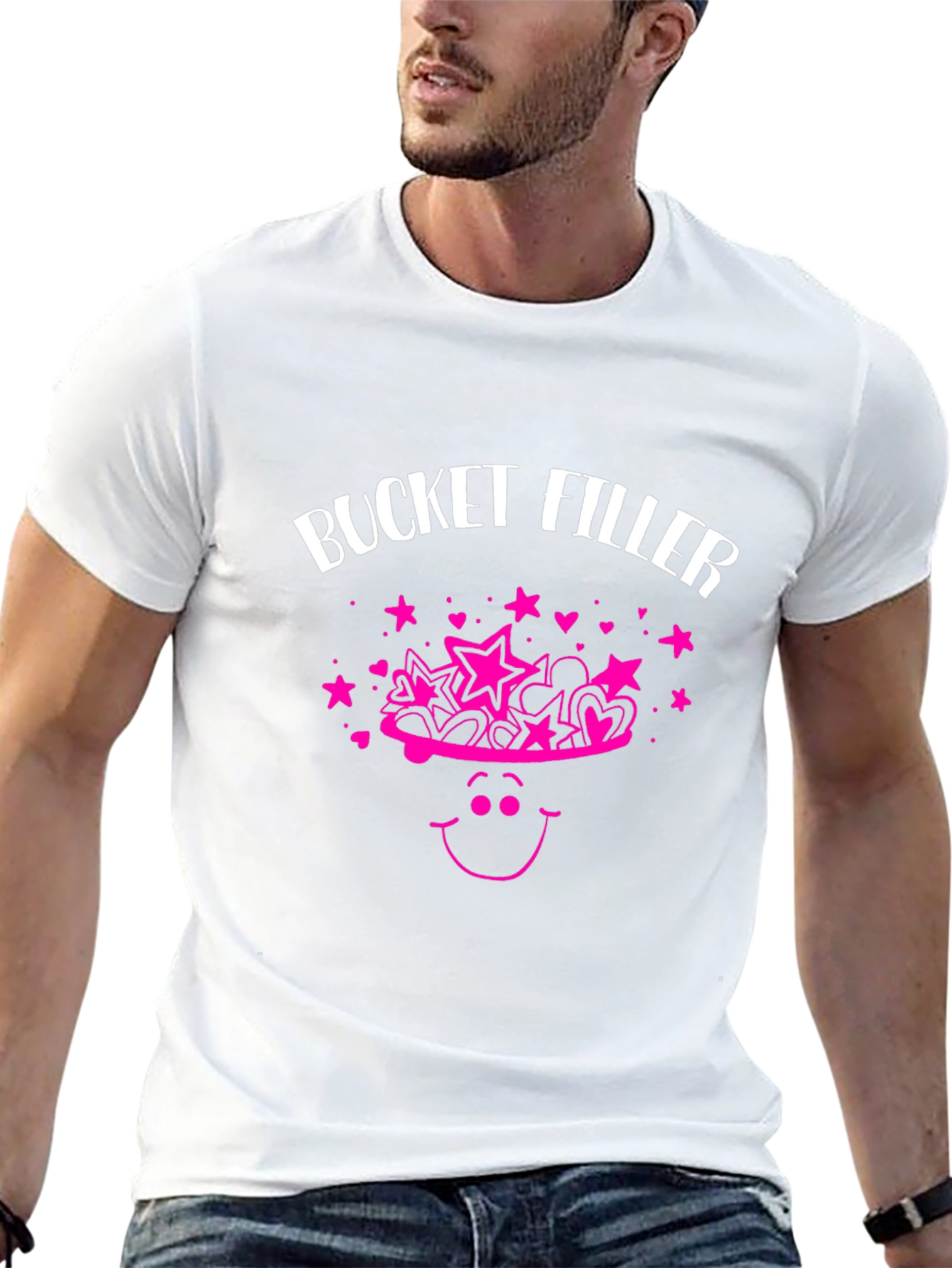 Bucket Filler Graphic Tee - Black