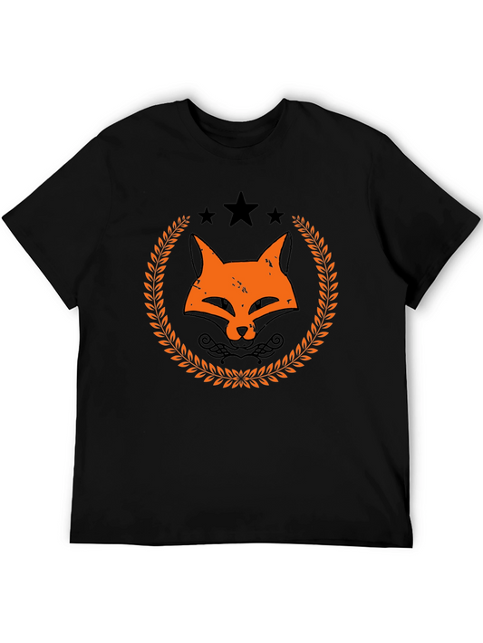 Fox Emblem Graphic Tee - Stylish & Unique