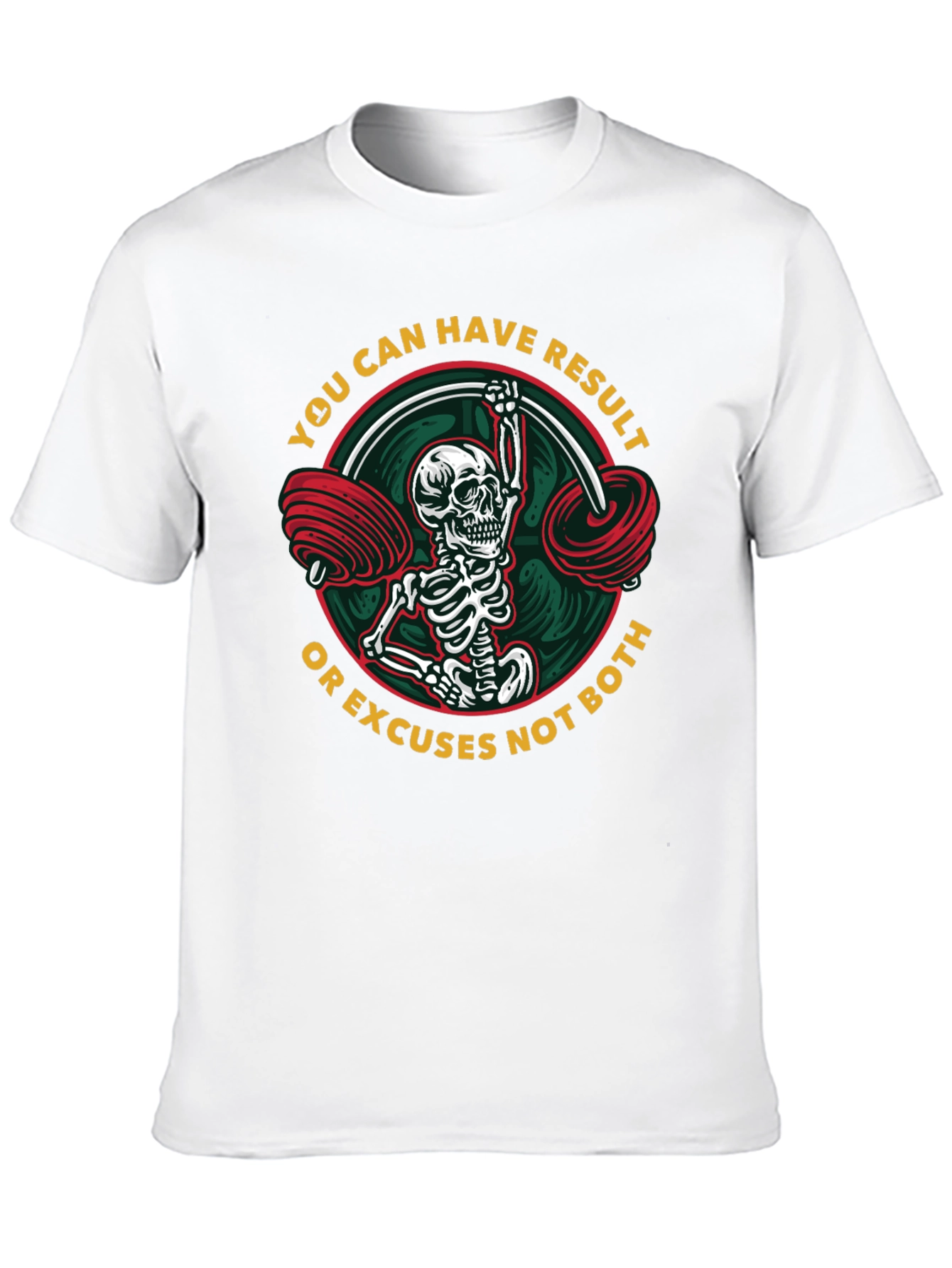 Skeleton Lifting T-Shirt - No Excuses