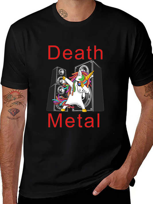 Death Metal Unicorn T-Shirt: Dab Dance