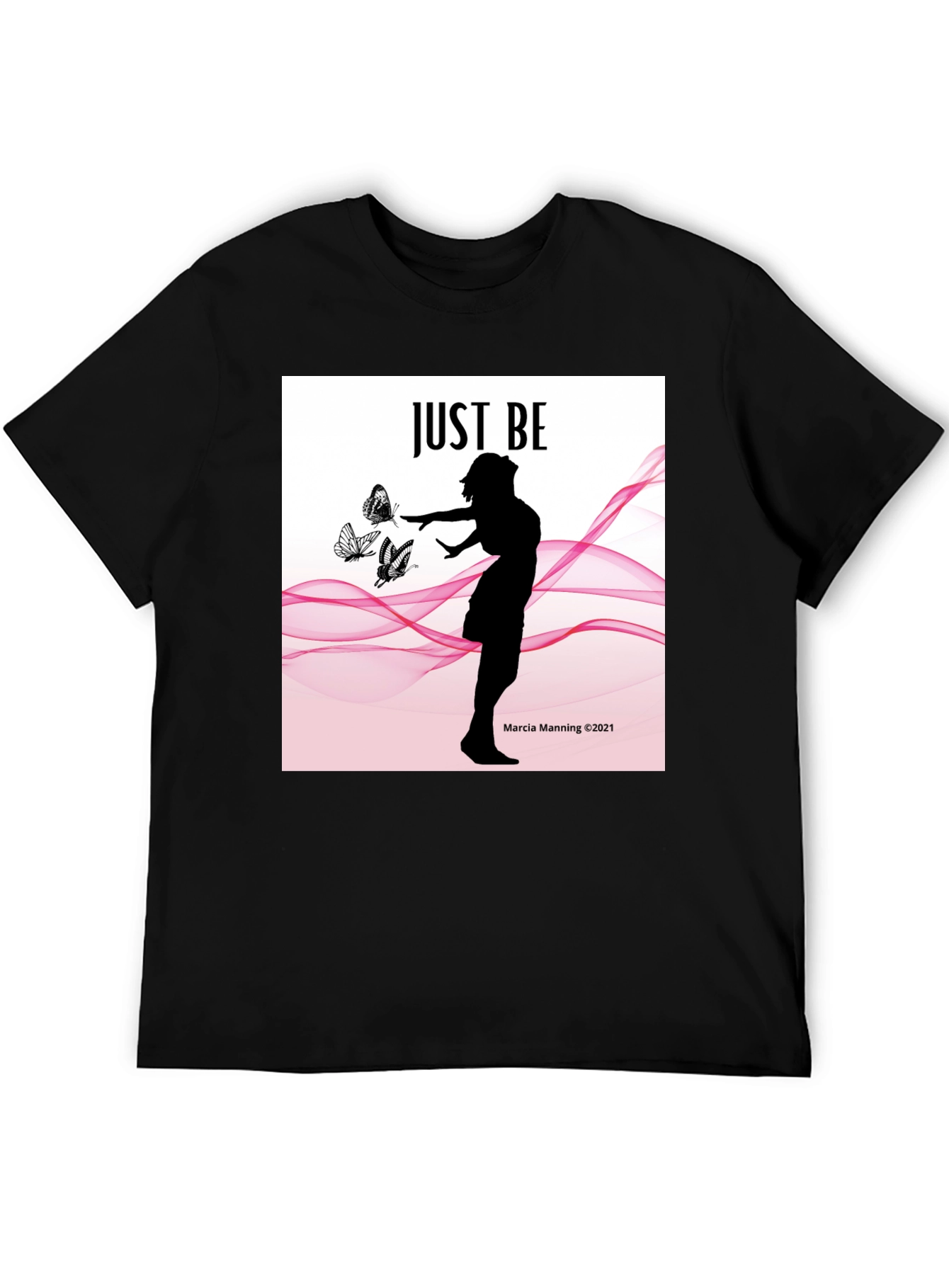 Just Be Womens Silhouette T-Shirt