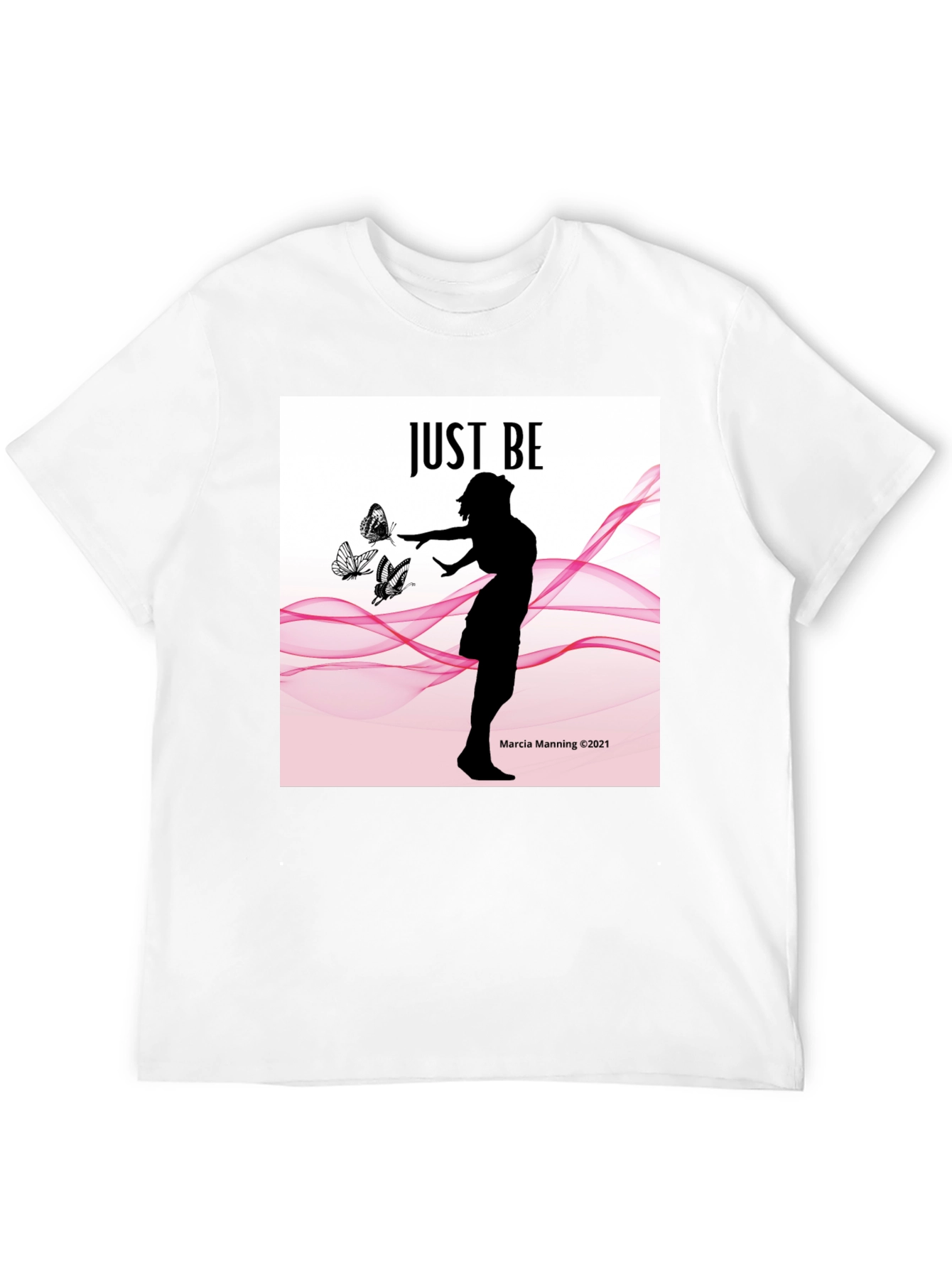 Just Be Womens Silhouette T-Shirt