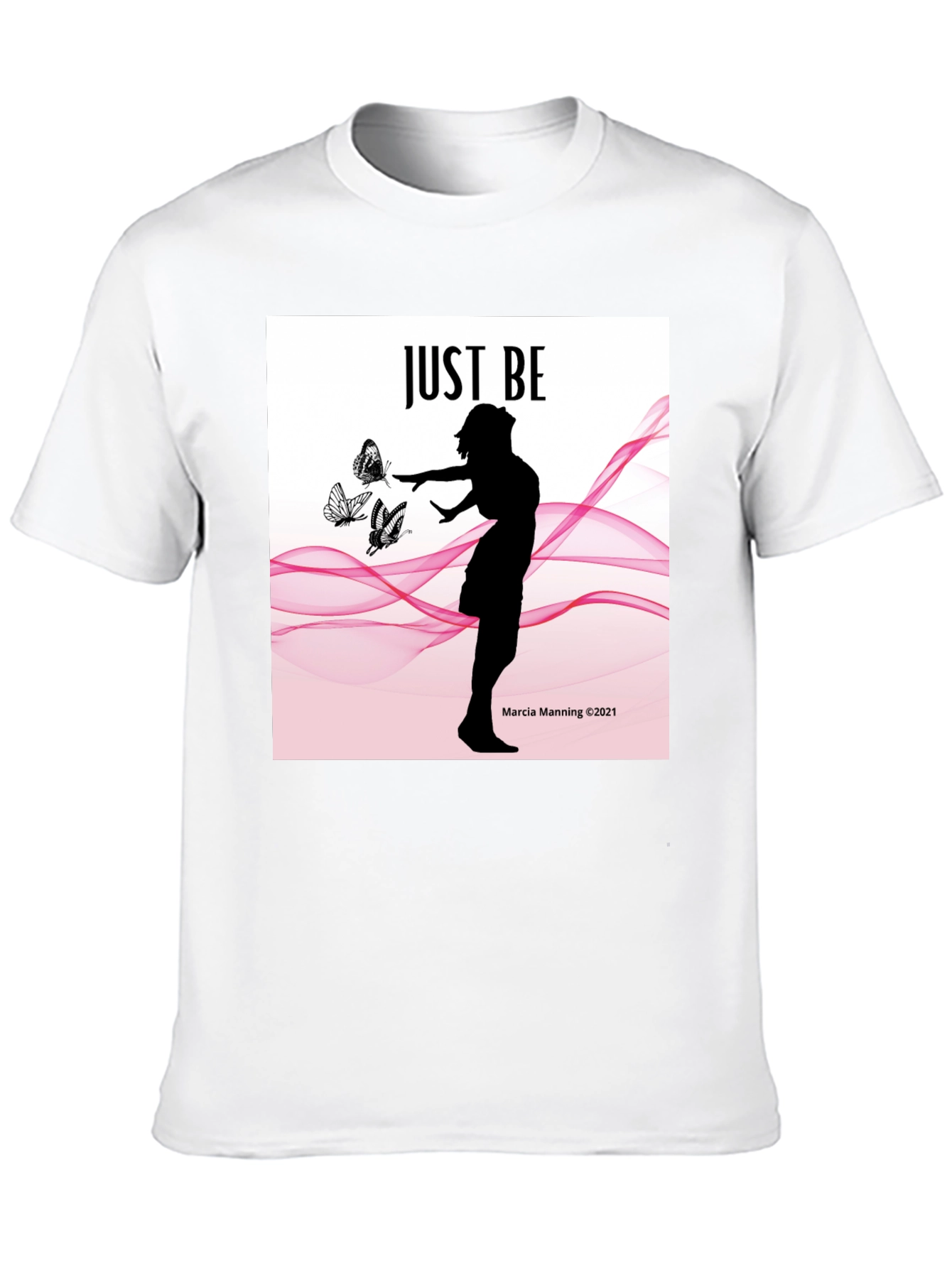 Just Be Womens Silhouette T-Shirt
