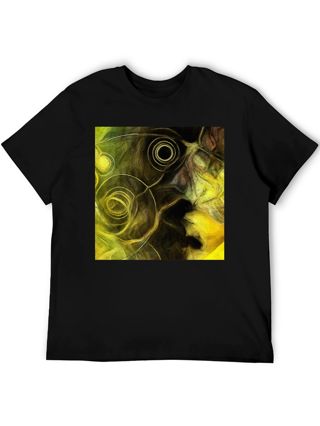 Abstract Art Black T-Shirt
