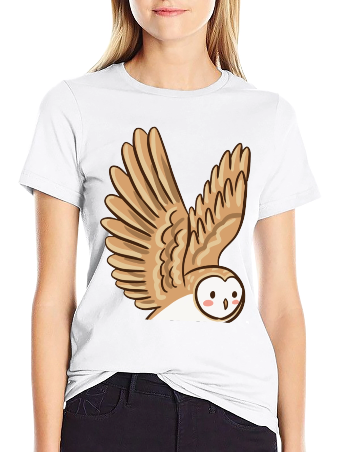 Owl Graphic T-Shirt - Cute Bird Tee