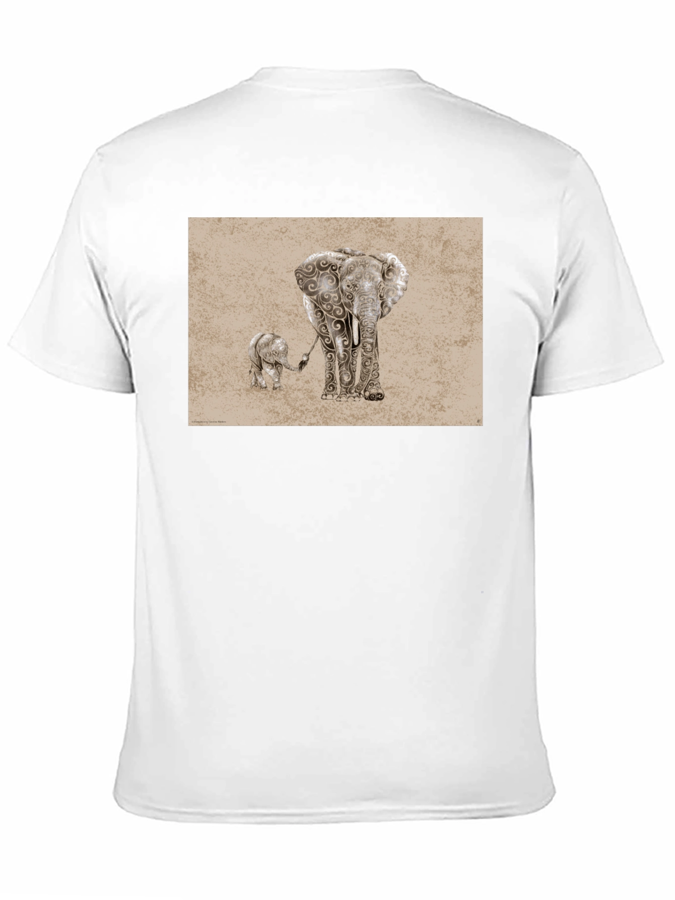 Elephant Family Graphic Tee