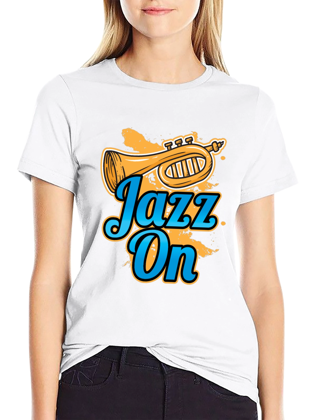 Jazz On Graphic T-Shirt - Music Lover Tee