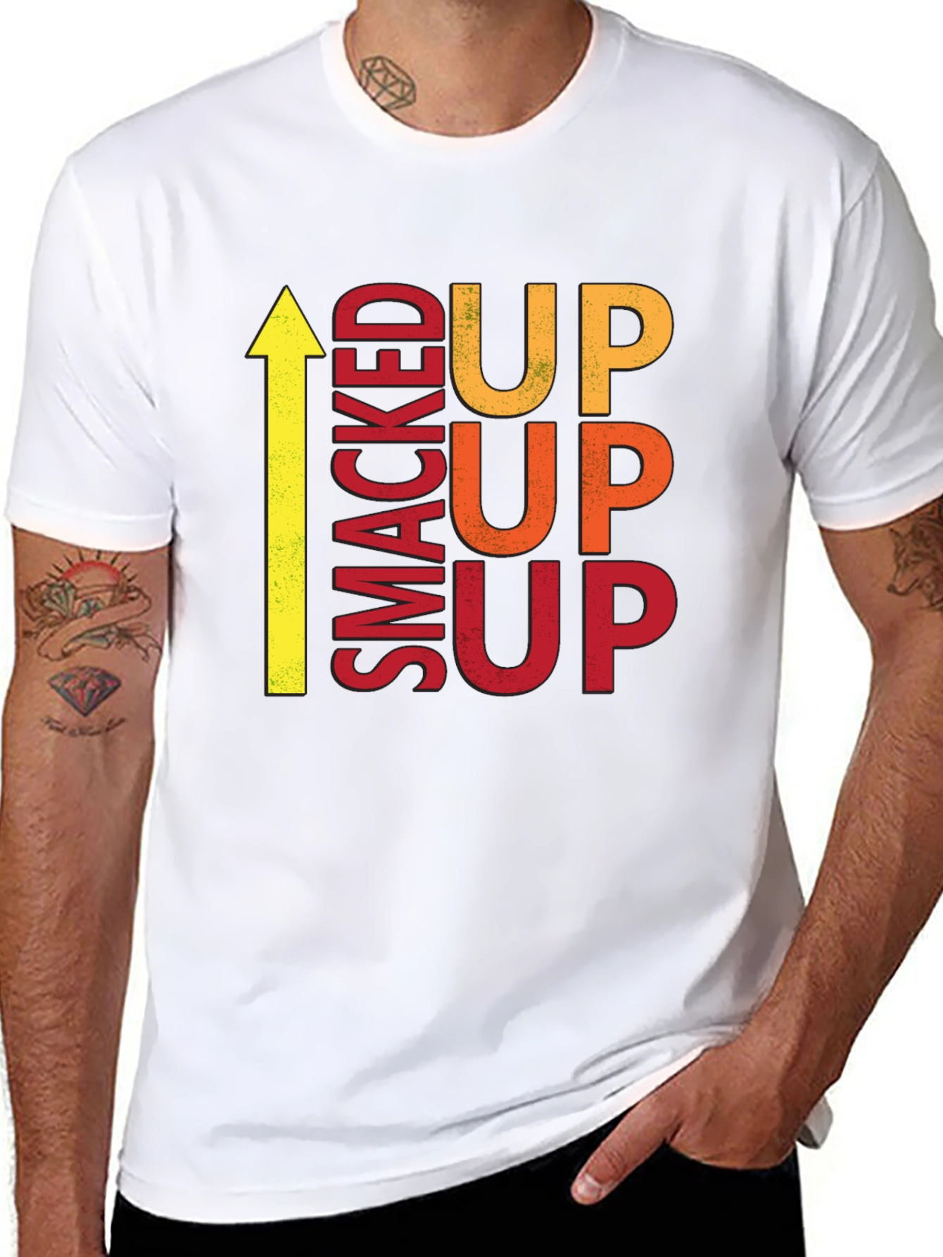 Smacked Up Graphic Tee - Bold Statement T-Shirt