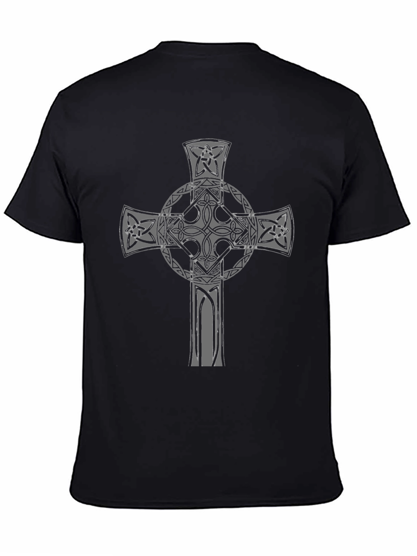 Celtic Cross Graphic Tee - Black T-Shirt