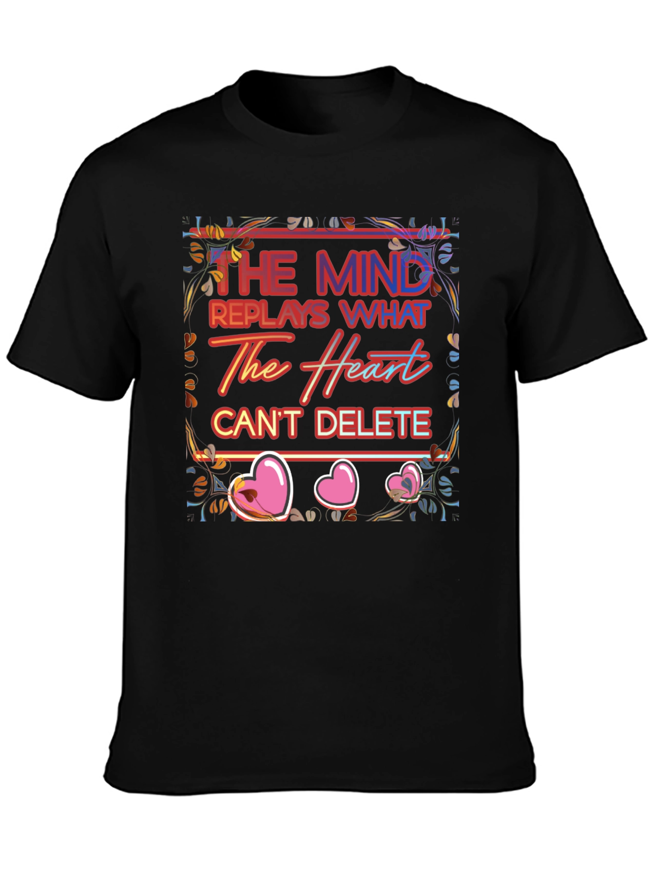 Mind & Heart Graphic Tee - Emotional Expression Shirt
