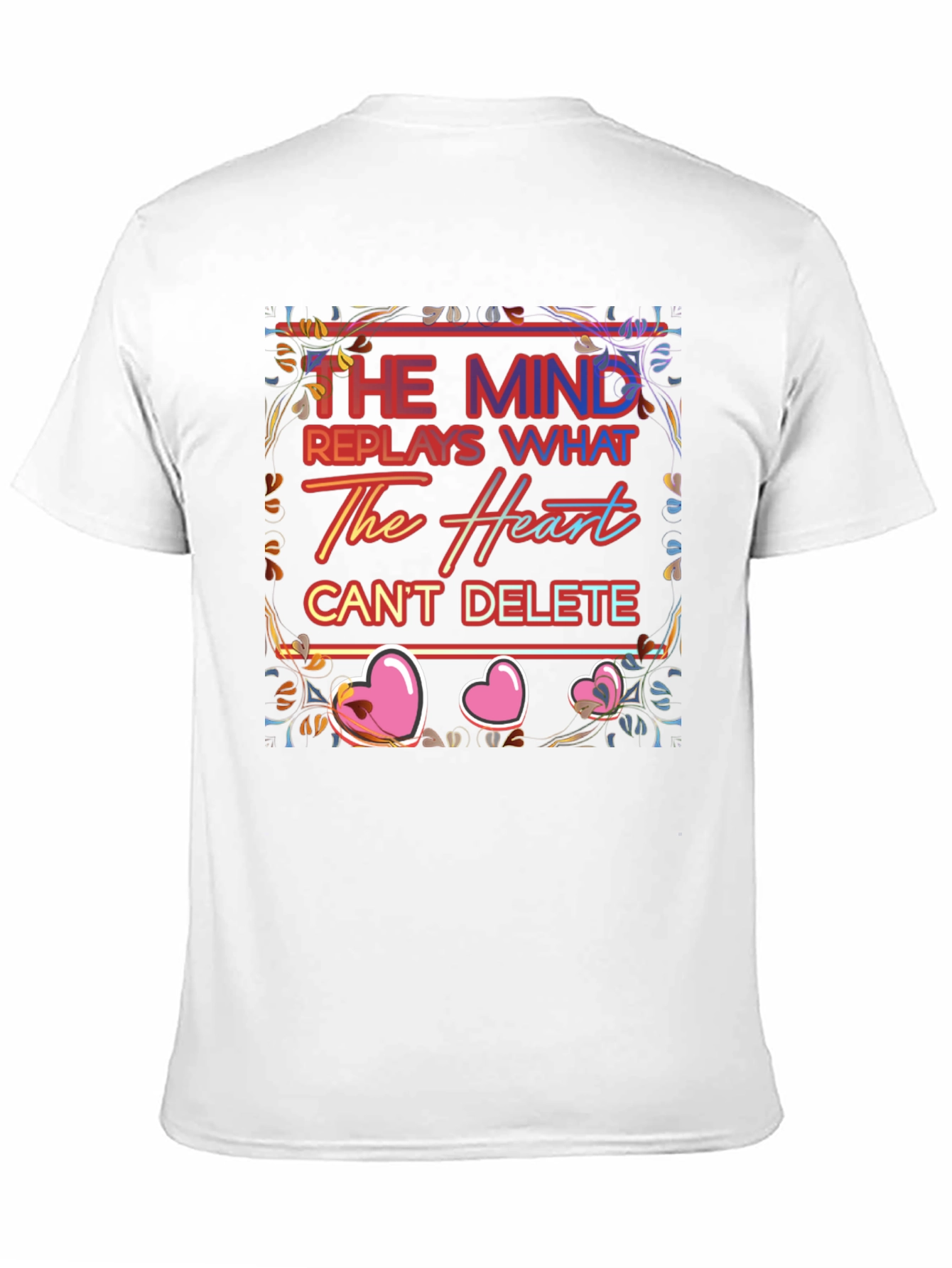 Mind & Heart Graphic Tee - Emotional Expression Shirt