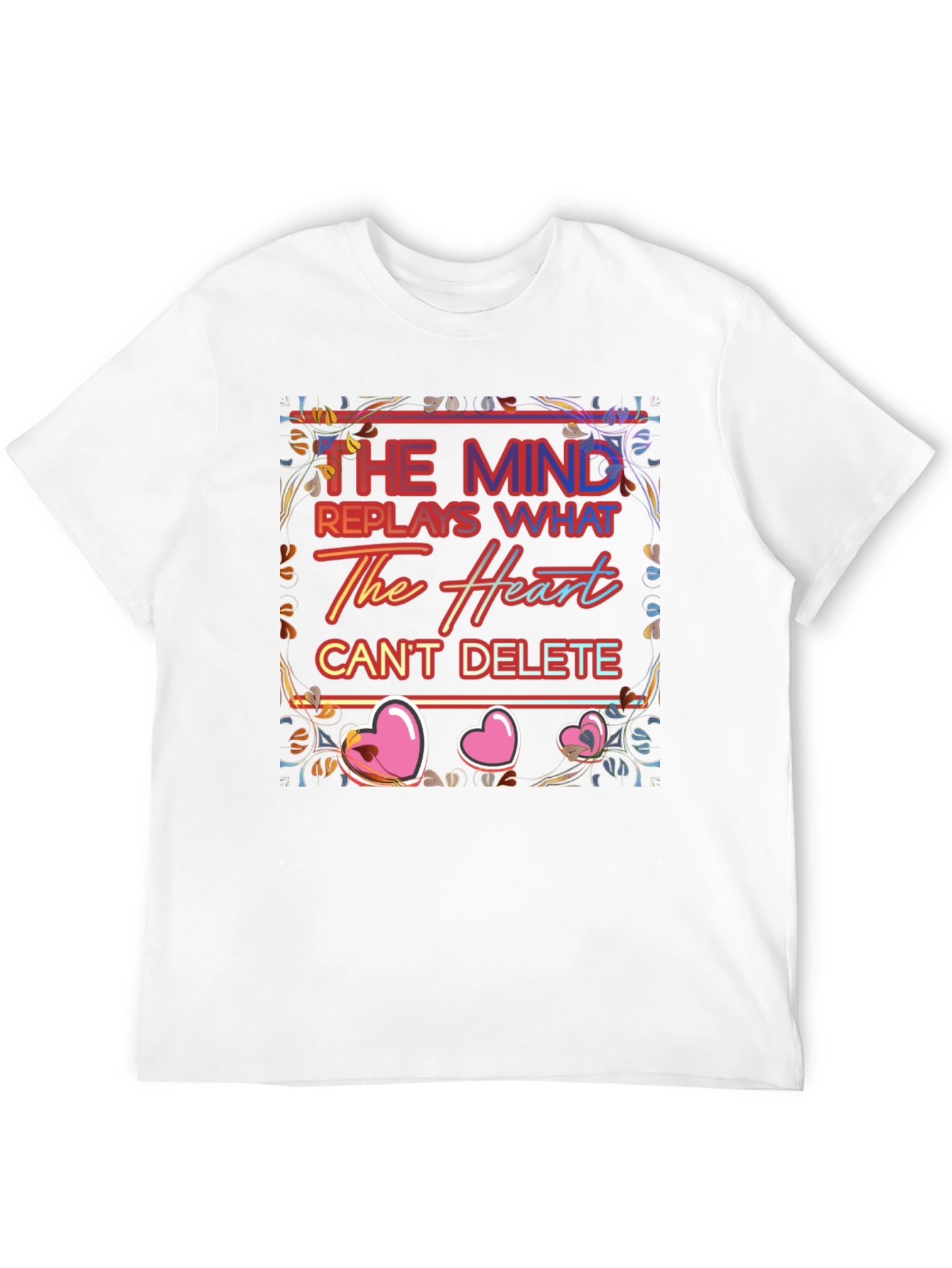 Mind & Heart Graphic Tee - Emotional Expression Shirt