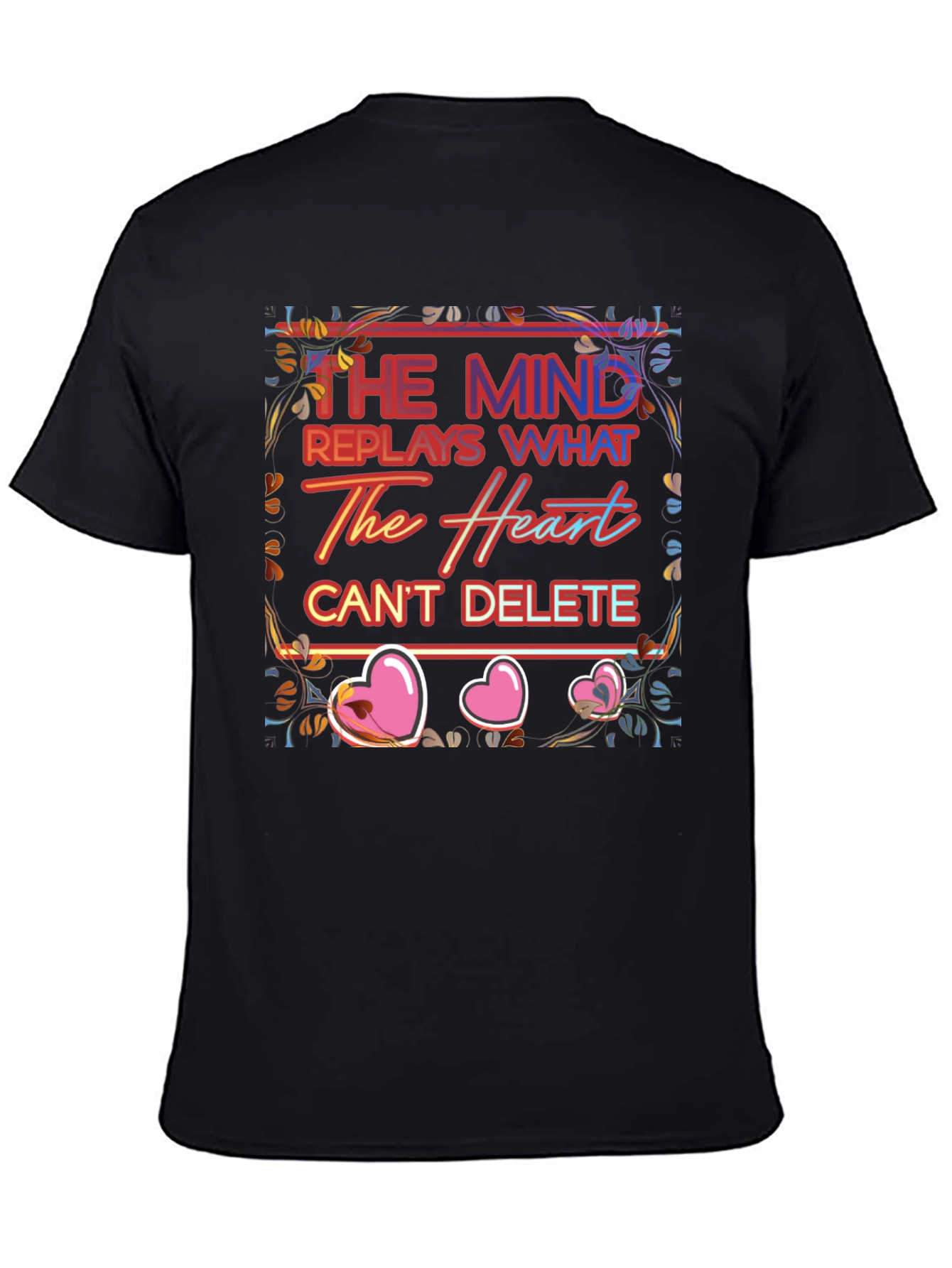 Mind & Heart Graphic Tee - Emotional Expression Shirt