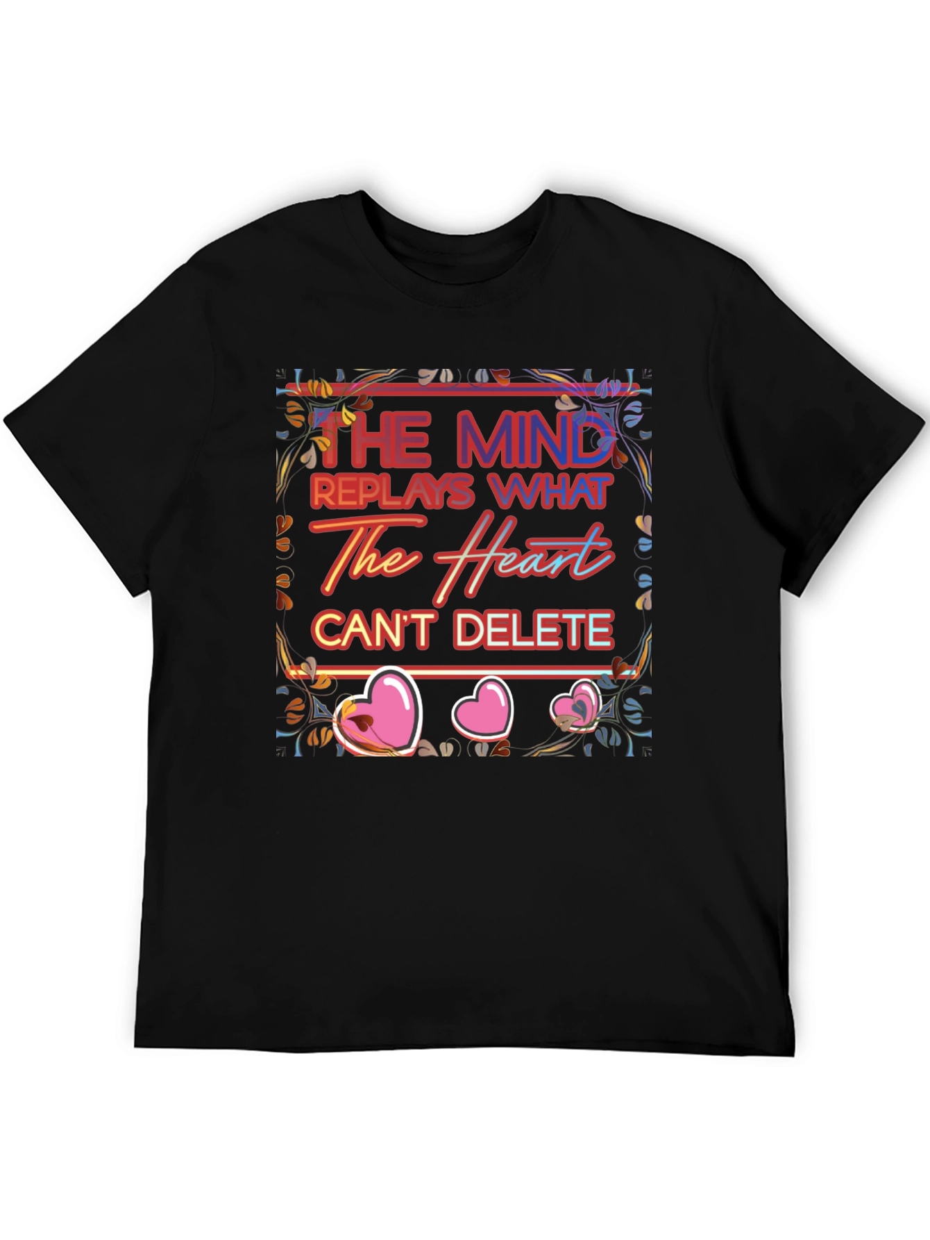 Mind & Heart Graphic Tee - Emotional Expression Shirt