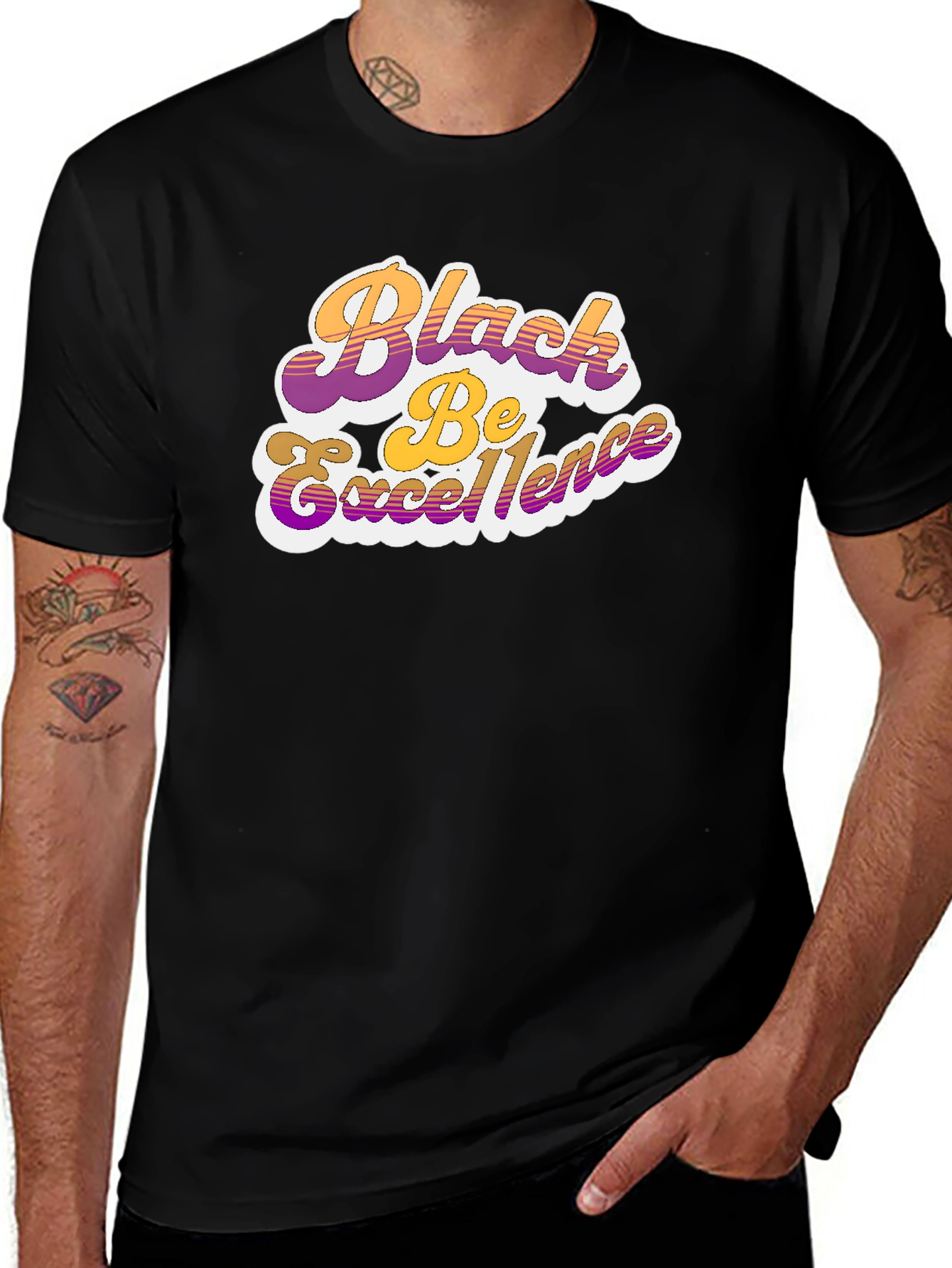 Black Be Excellence Graphic T-Shirt