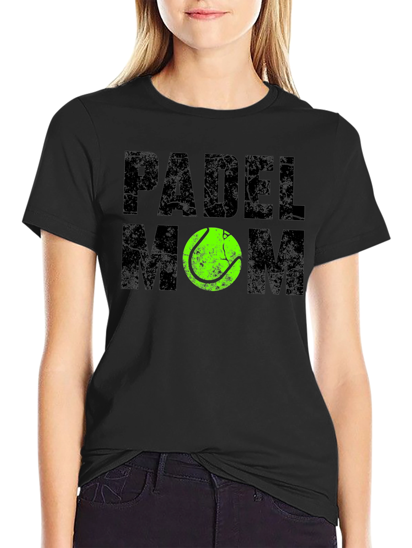 Padel Mom T-Shirt - Distressed Print